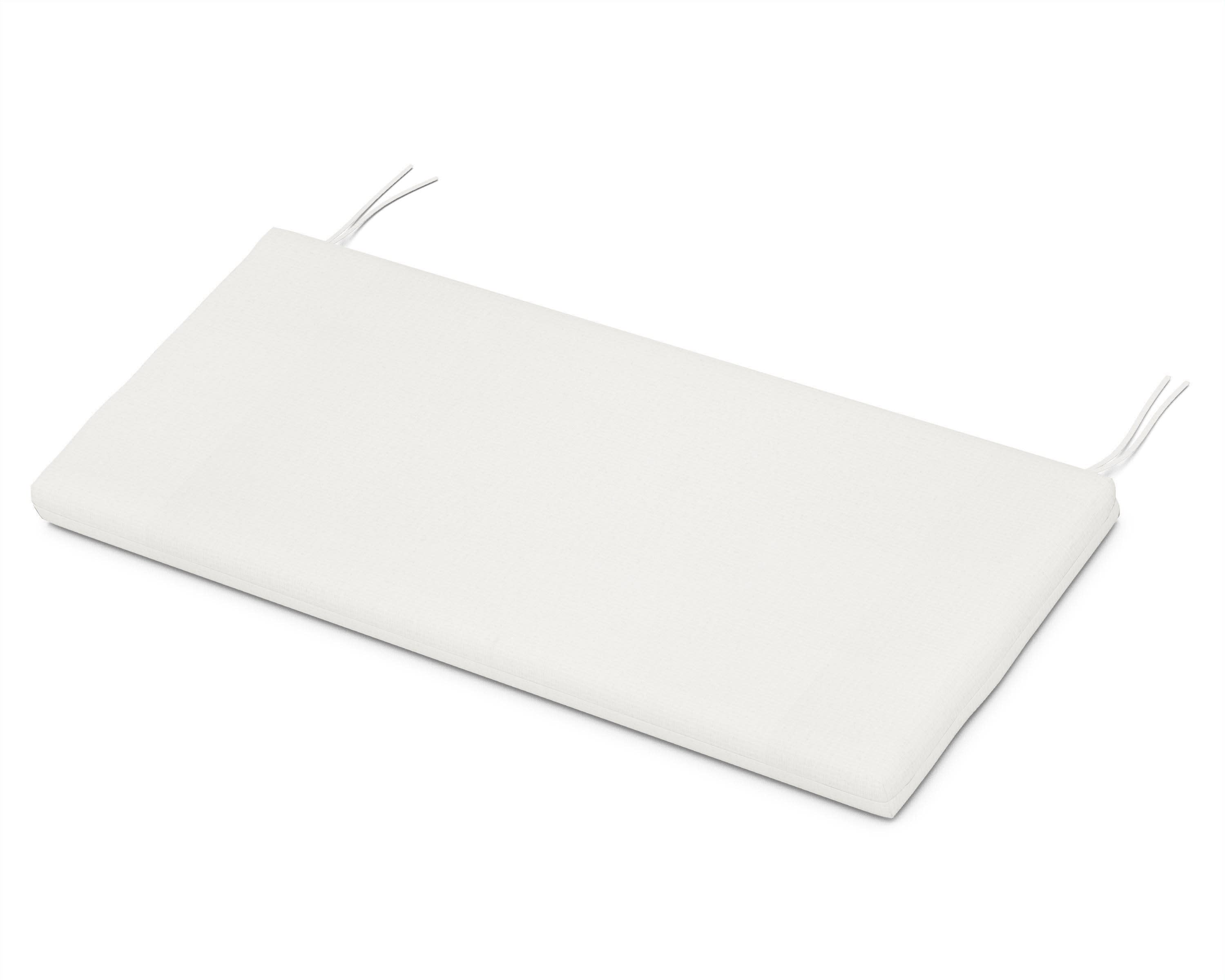 Bench Seat Cushion - 17"D x 40.5"W x 2.5"H in Natural Linen