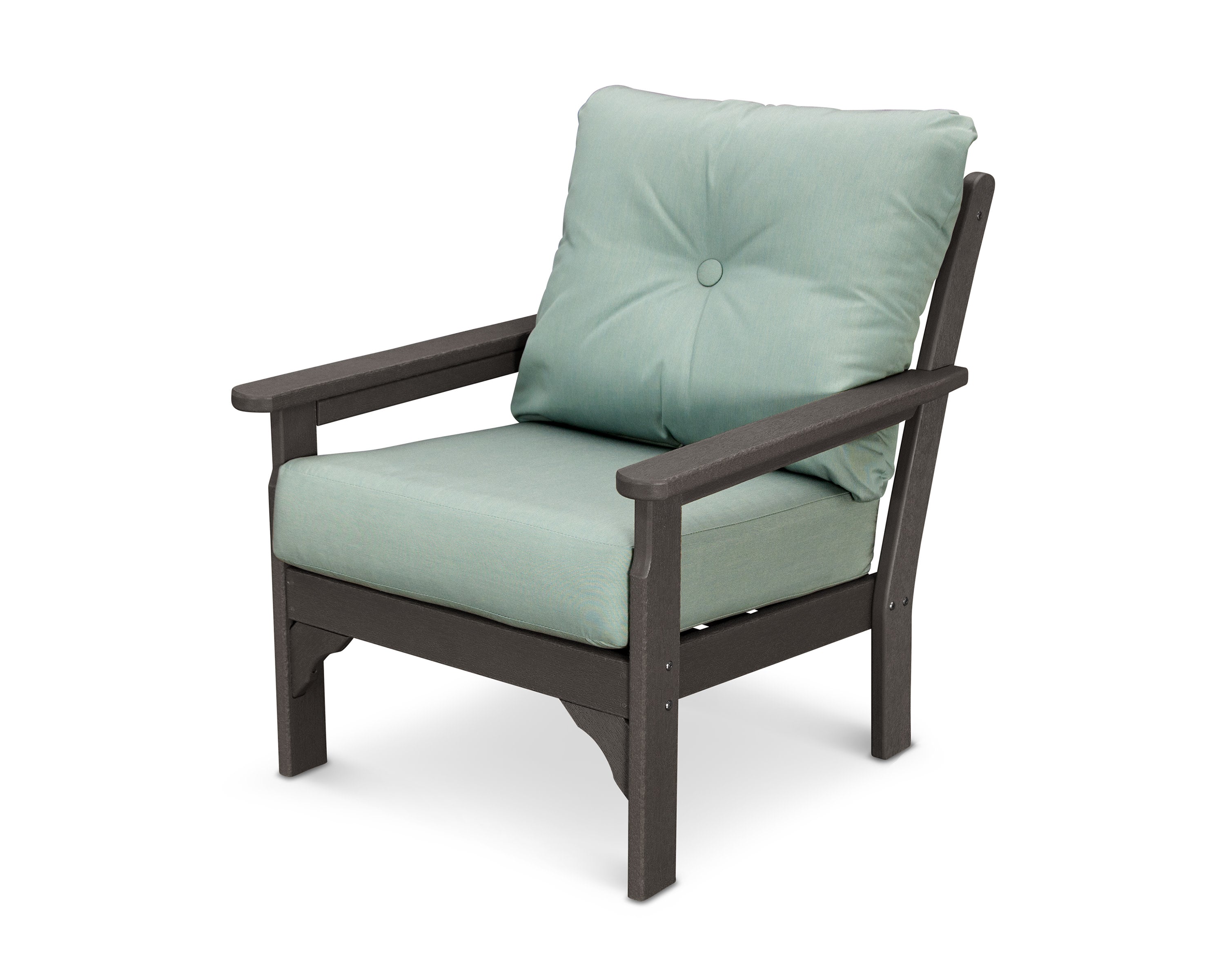 Vineyard Deep Seating Chair in Vintage Coffee / Spa