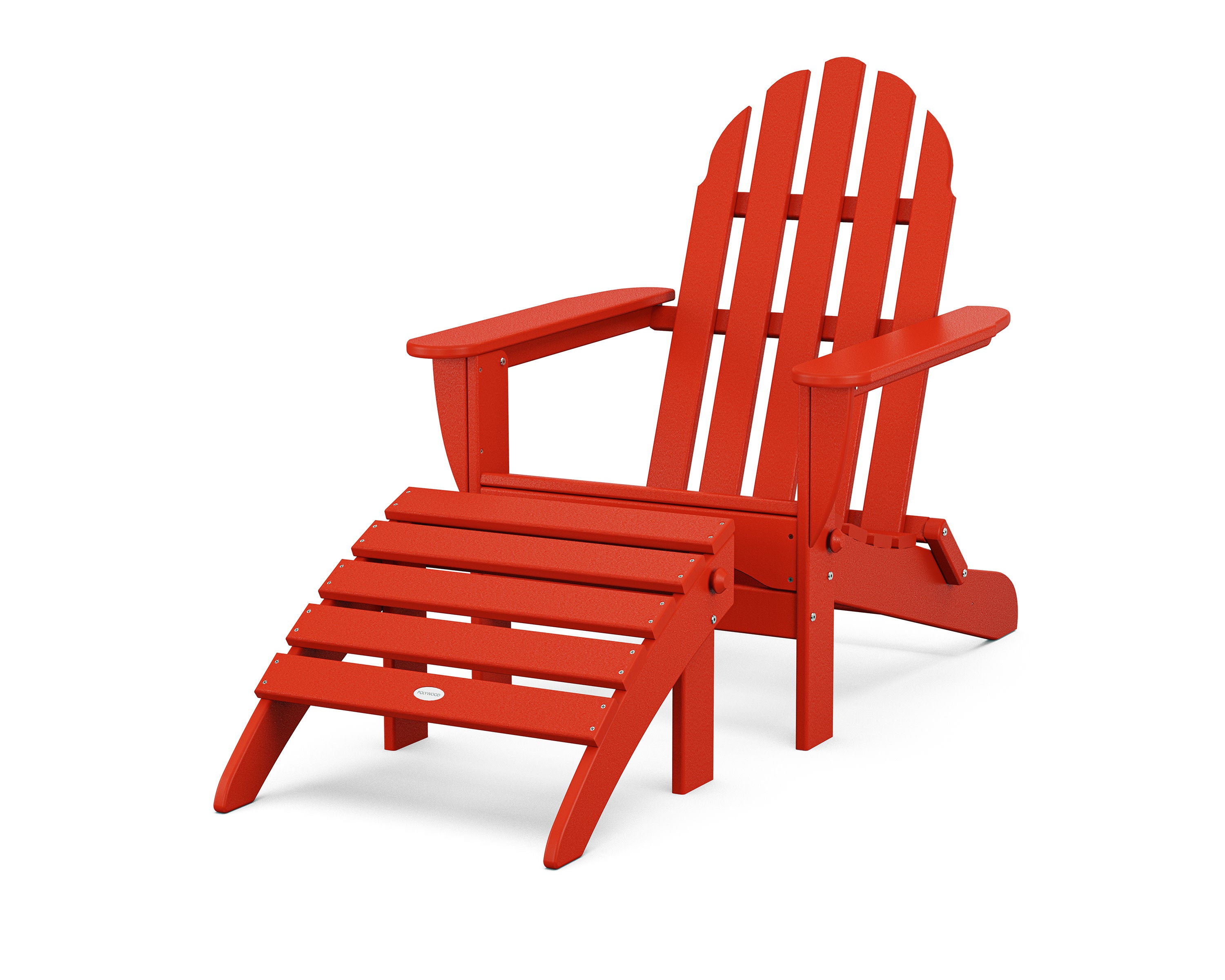 Classic Adirondack 2-Piece Set in Sunset Red