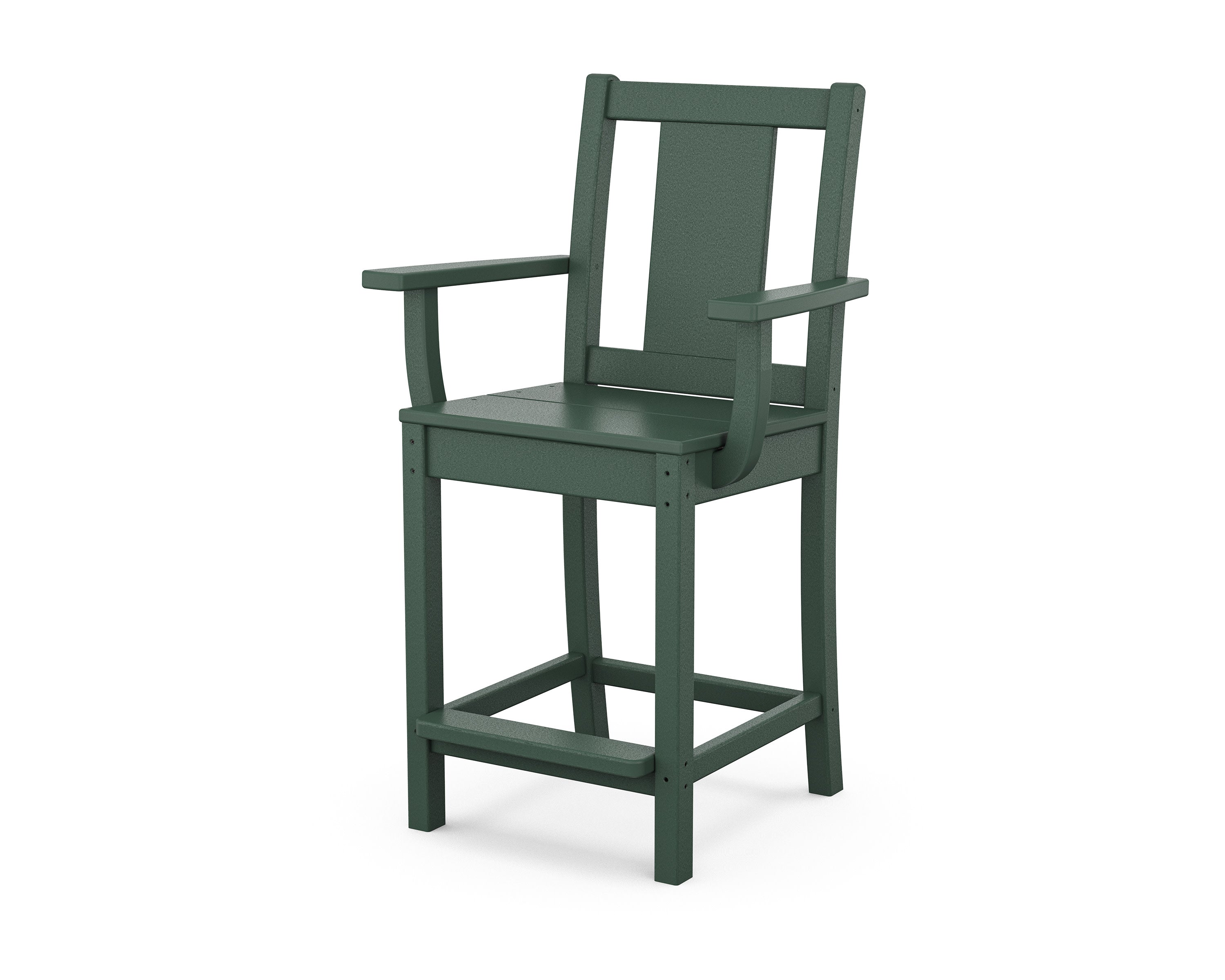 Prairie Counter Arm Chair in Green