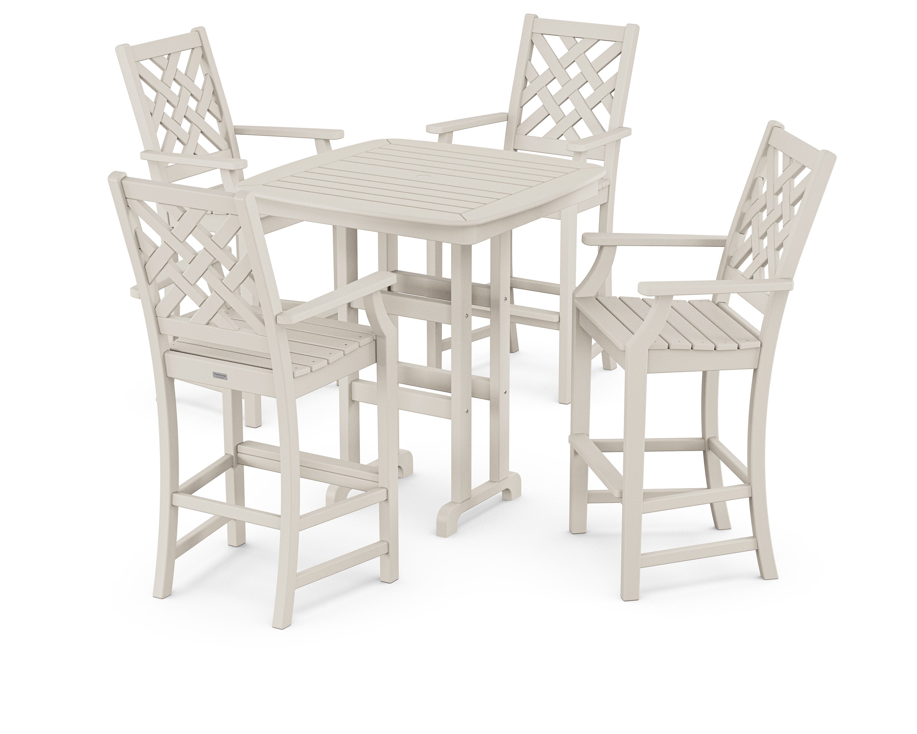 Wovendale 5-Piece Bar Set in Sand