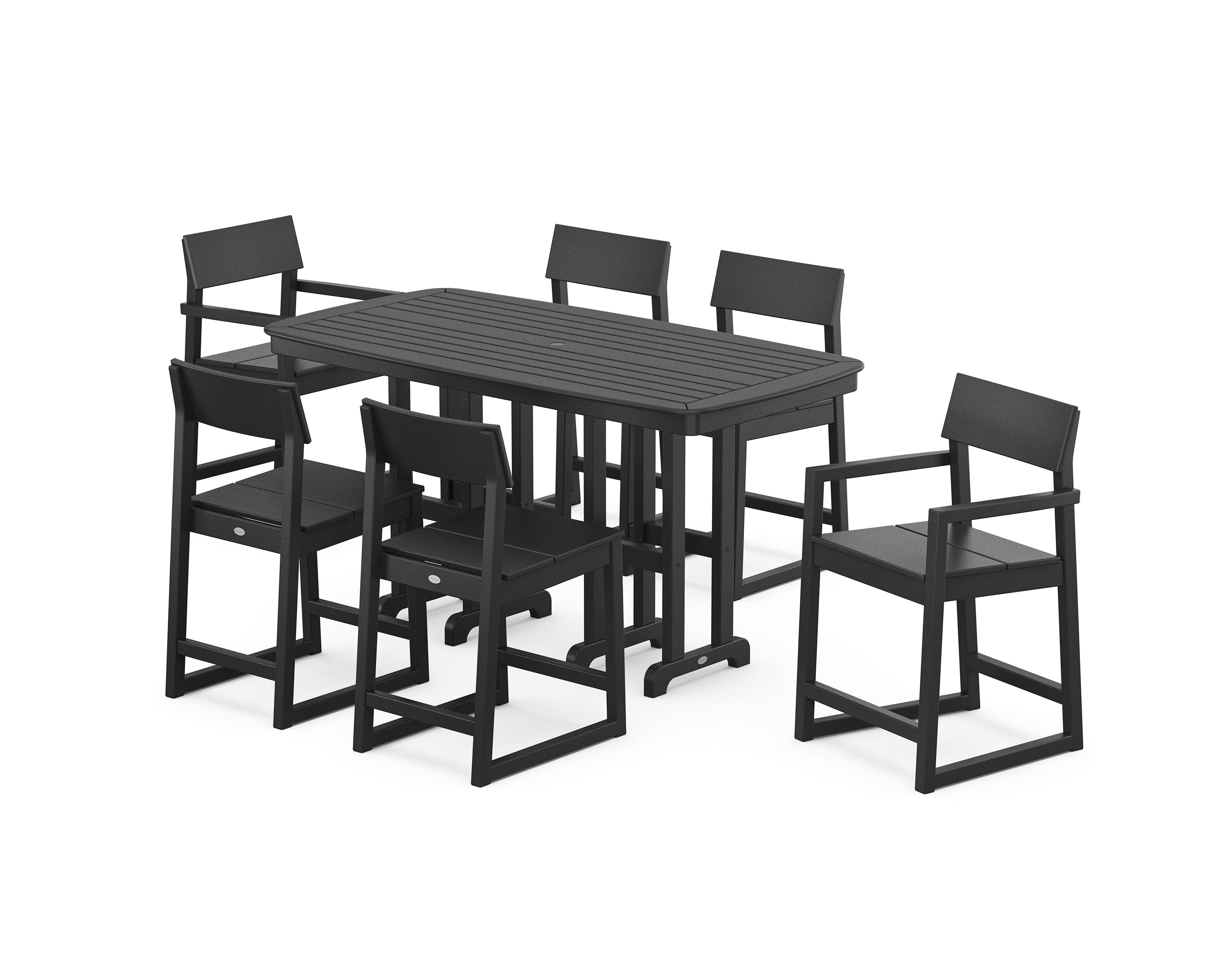 EDGE 7-Piece Counter Set in Black