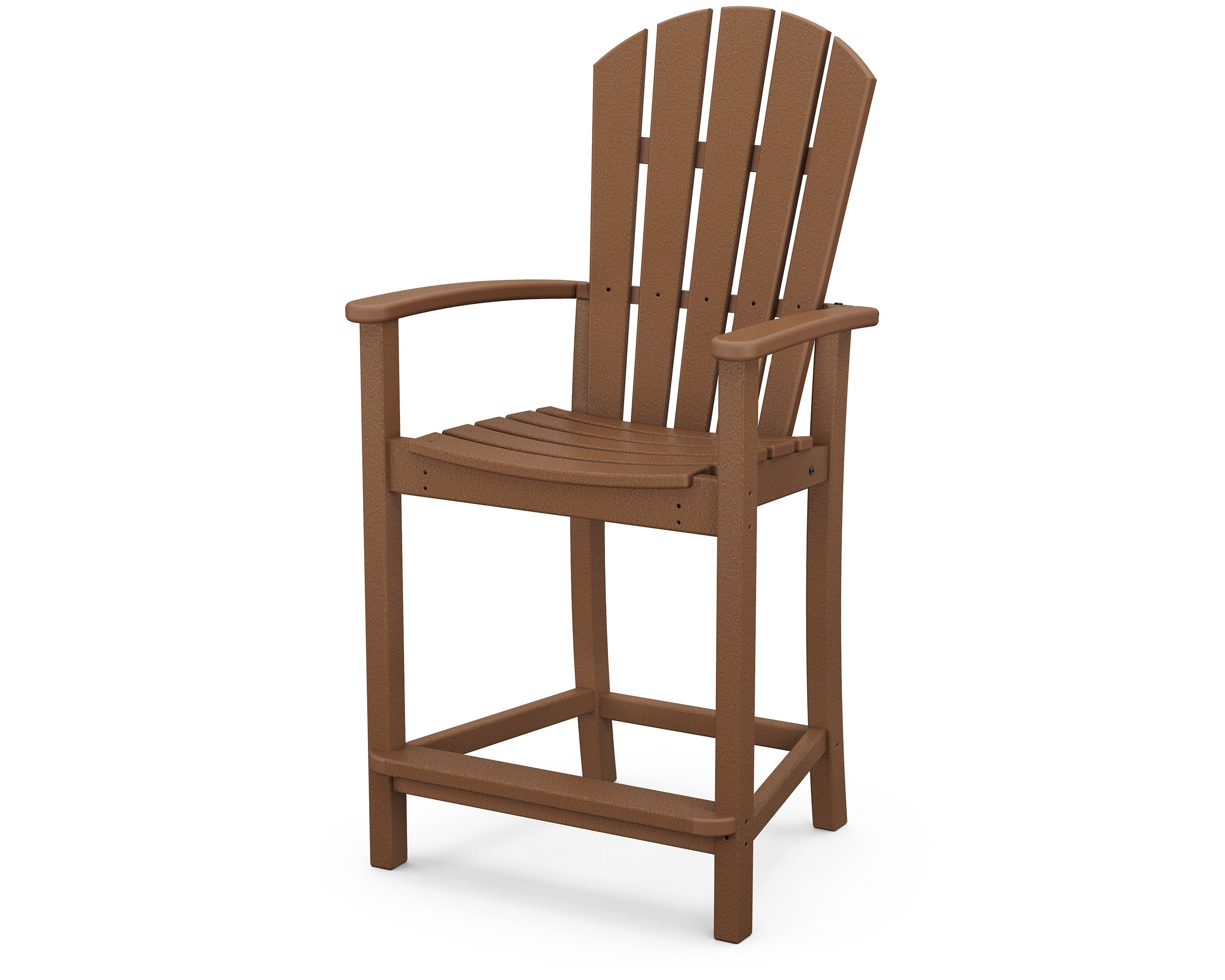 Palm Coast Counter Chair in Teak
