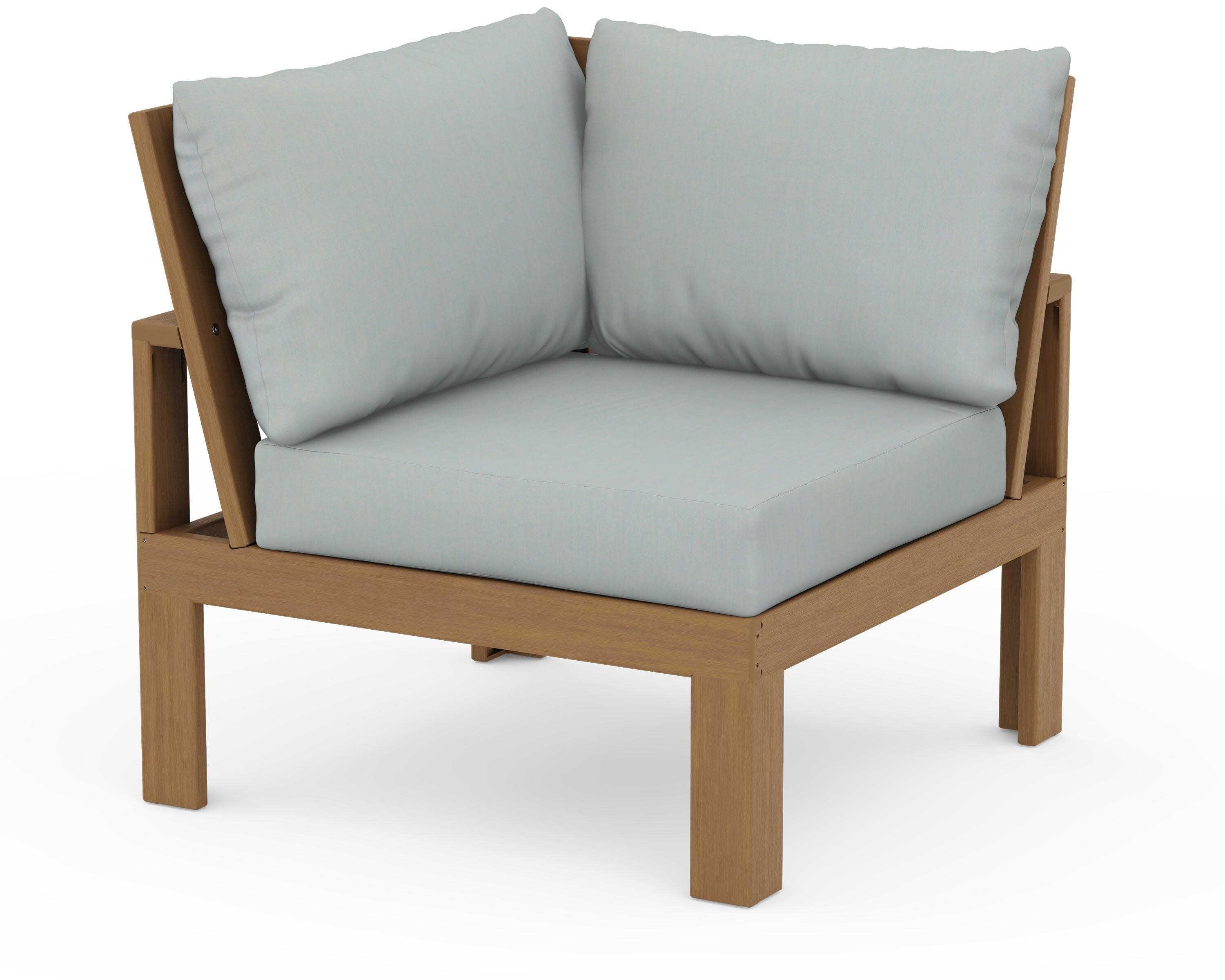 Modular Corner Chair in Natural / Spa