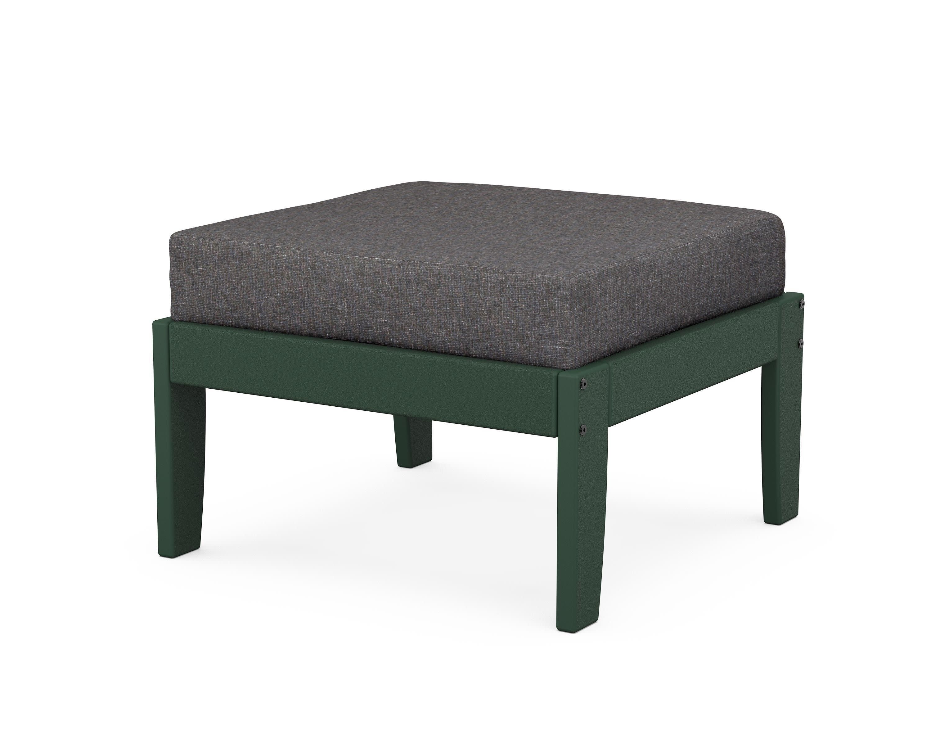 Modular Ottoman - Classic in Green / Ash Charcoal