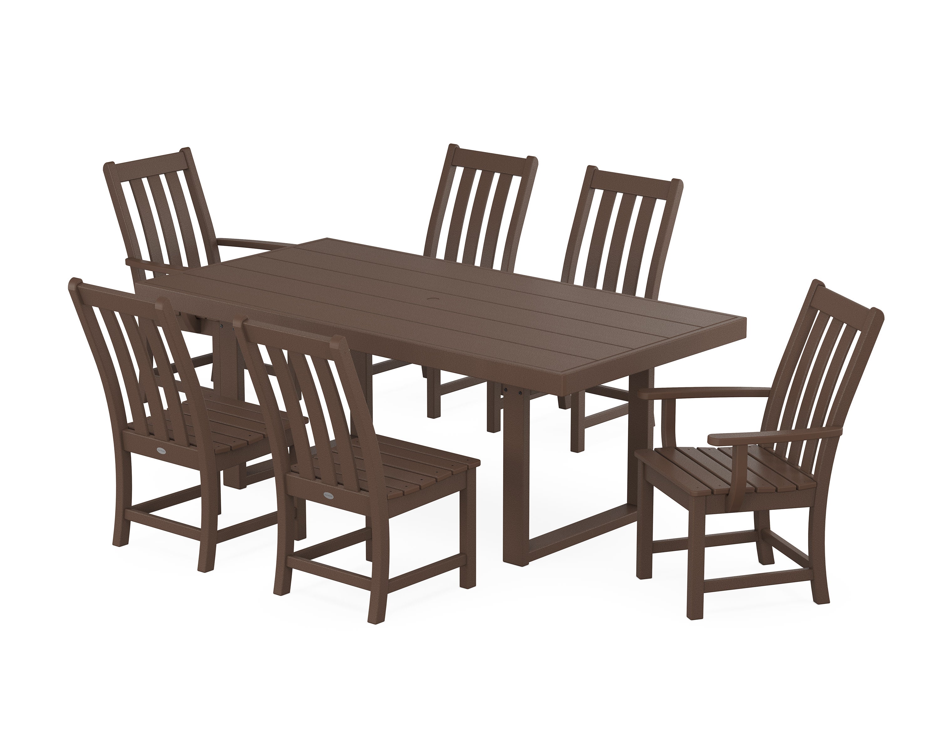 Vineyard 7-Piece Dining Set in Mahogany