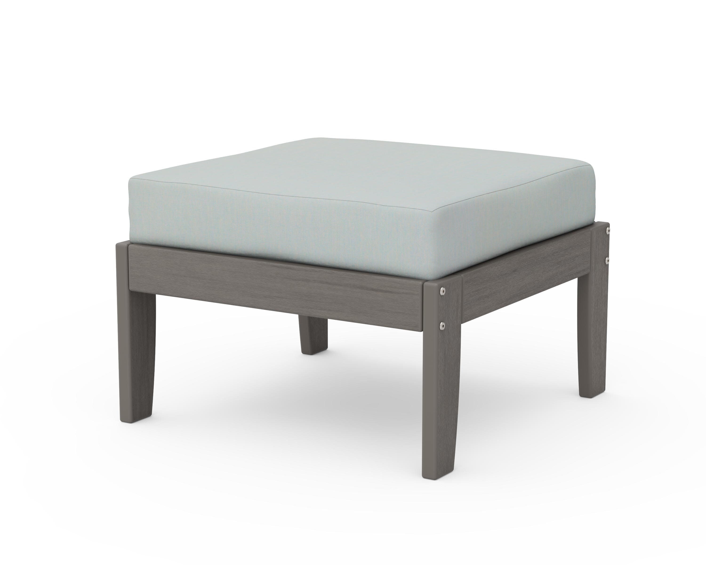 Modular Ottoman - Classic in Driftwood / Spa