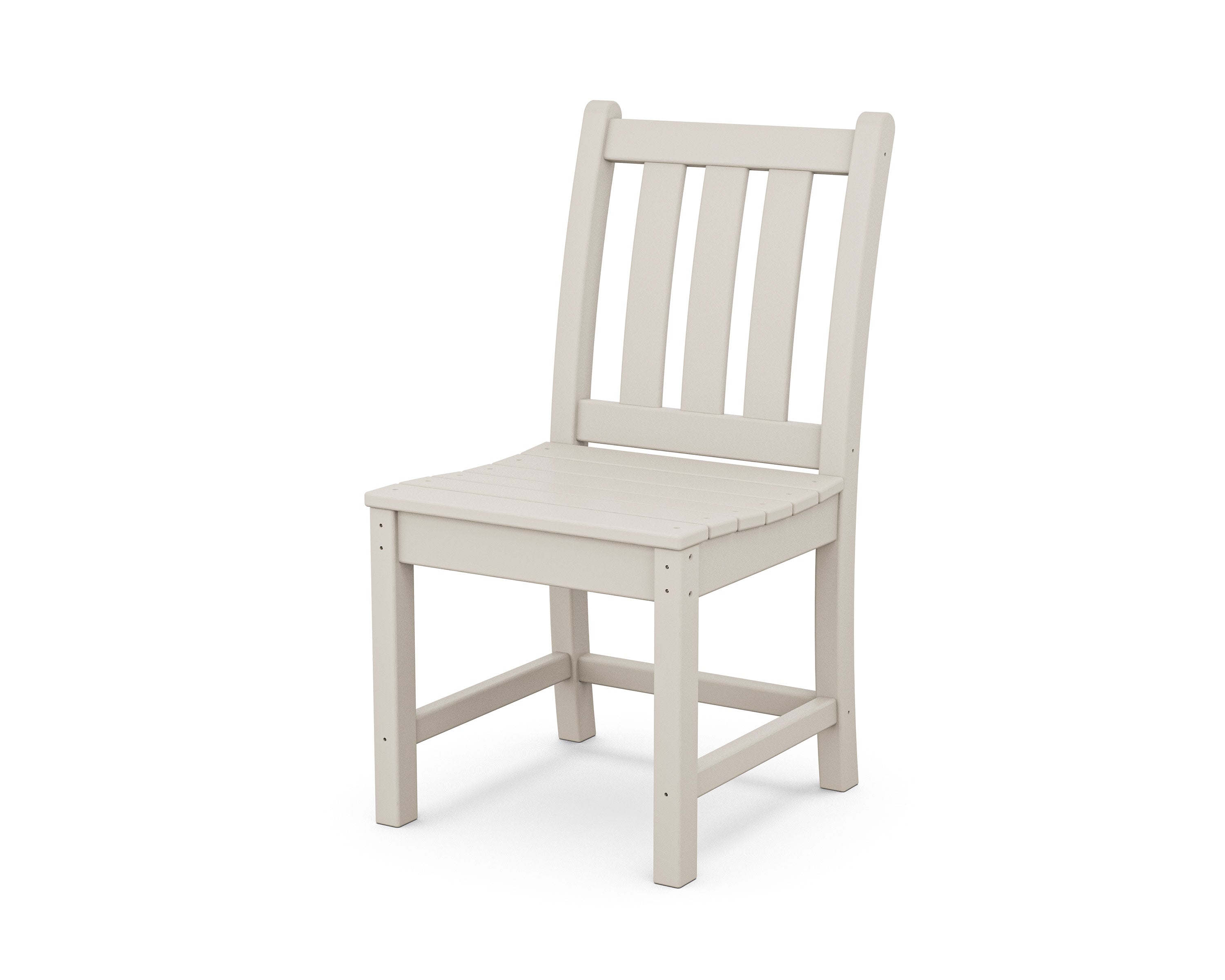 Traditional Garden Dining Side Chair in Sand