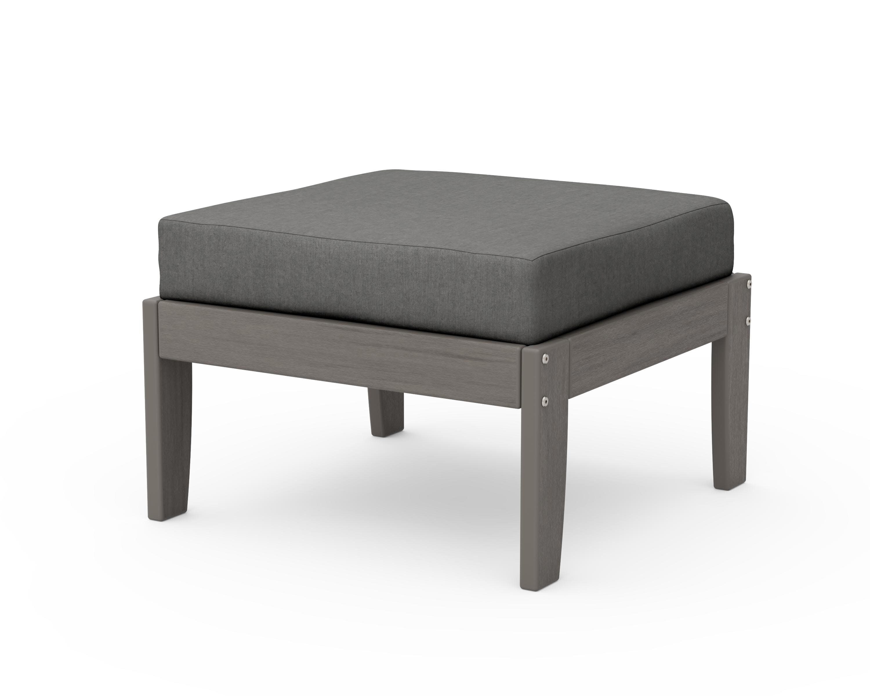Modular Ottoman - Classic in Driftwood / Spectrum Carbon