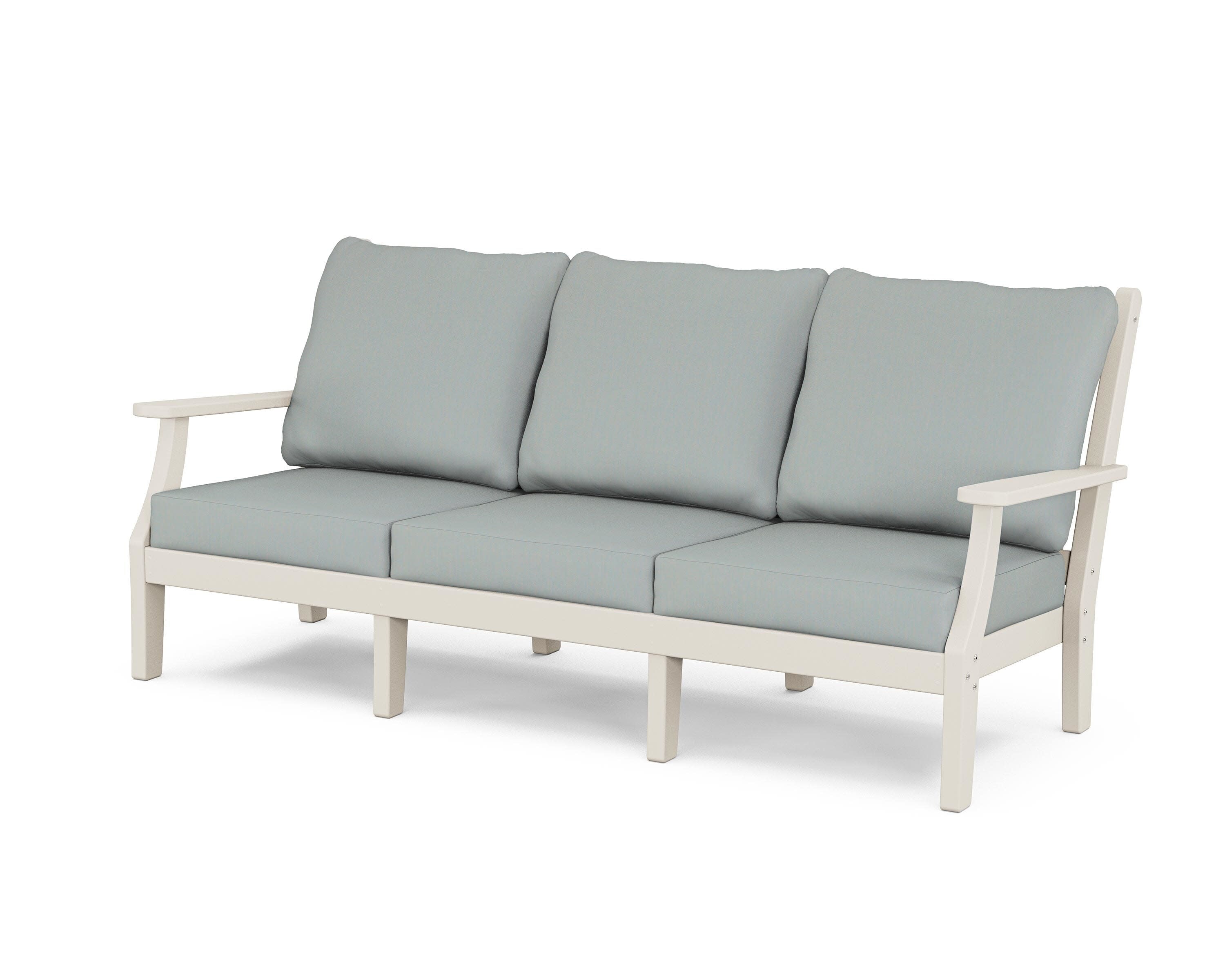 Wovendale Deep Seating Sofa in Sand / Spa