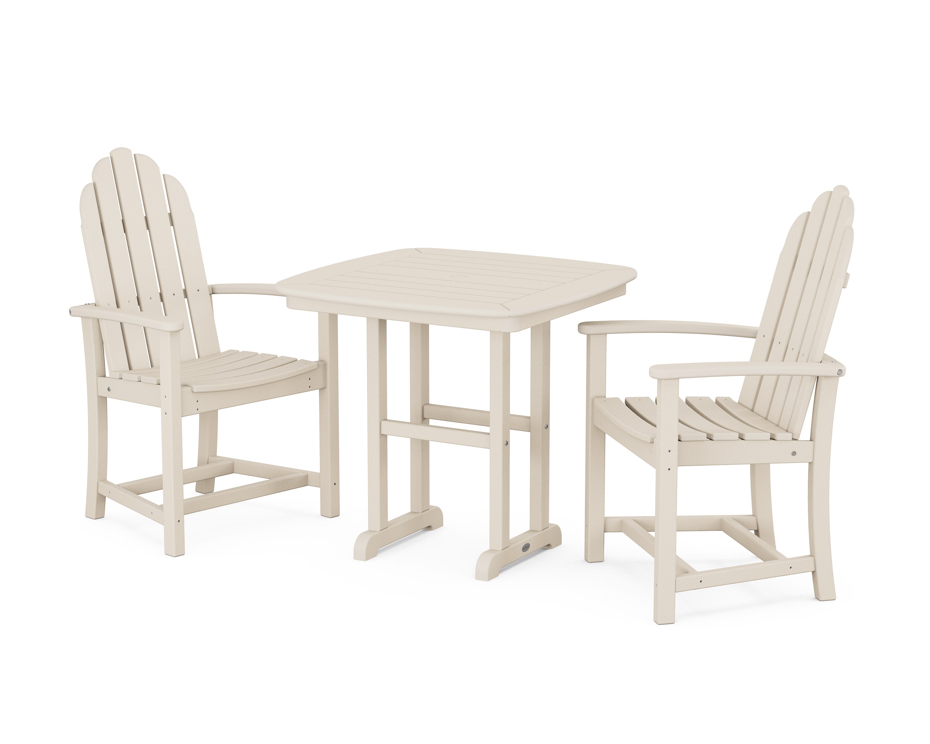 Classic Adirondack 3-Piece Dining Set in Sand