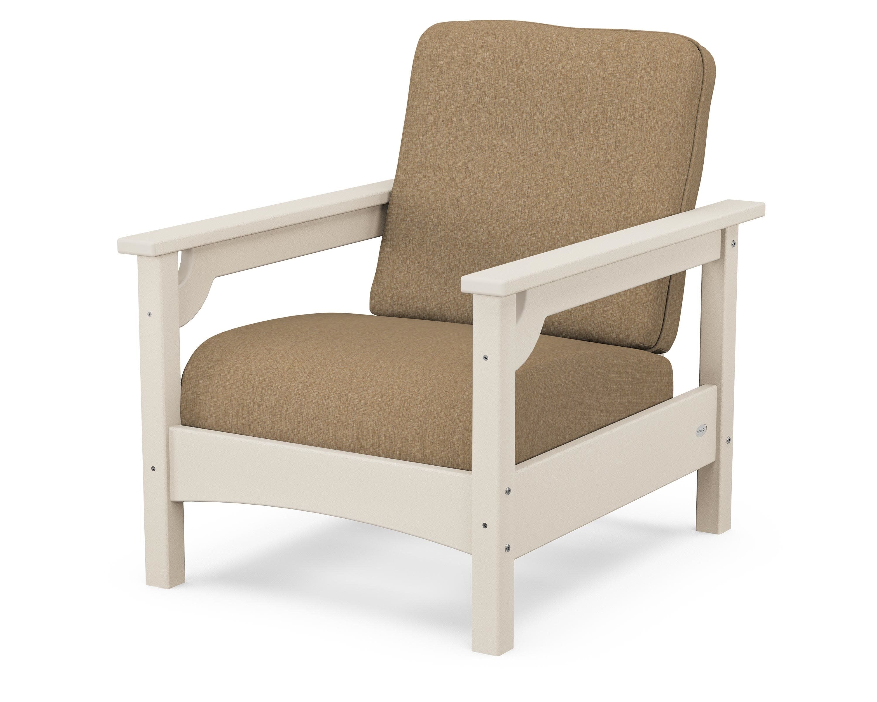 Club Chair in Sand / Sesame