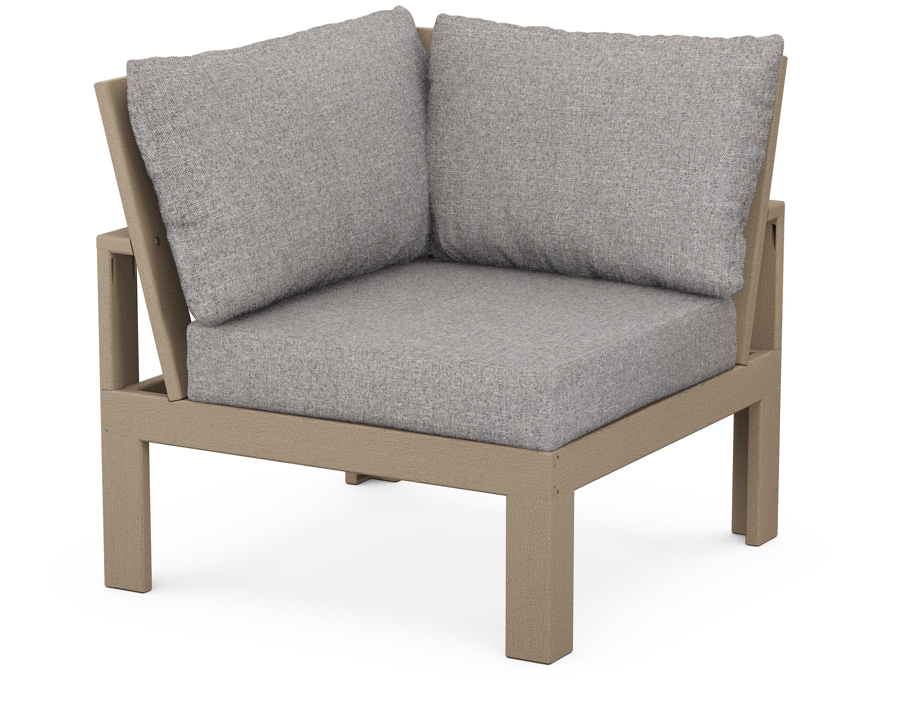 Modular Corner Chair in Vintage Sahara / Grey Mist