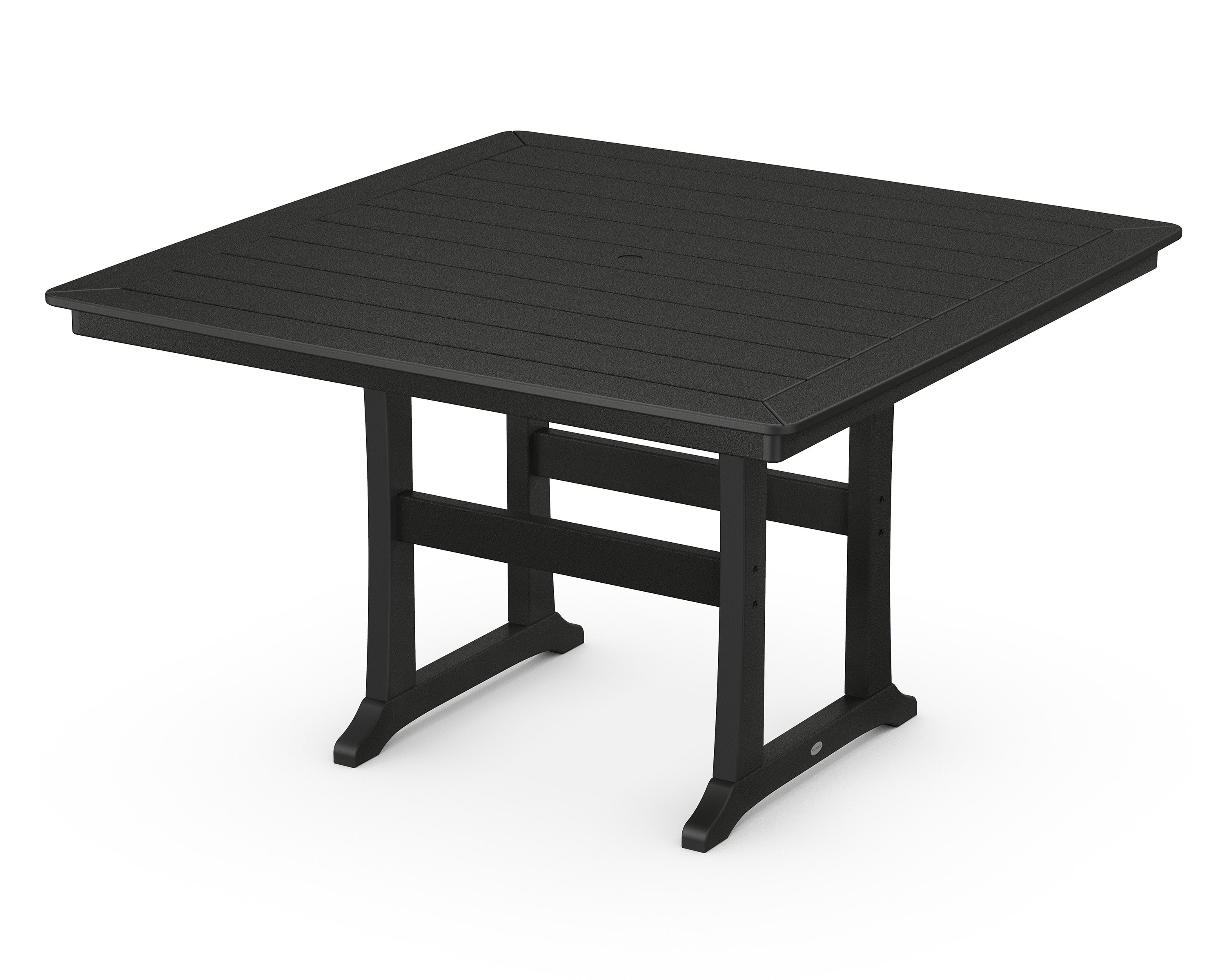 Nautical Trestle 59" Counter Table in Black
