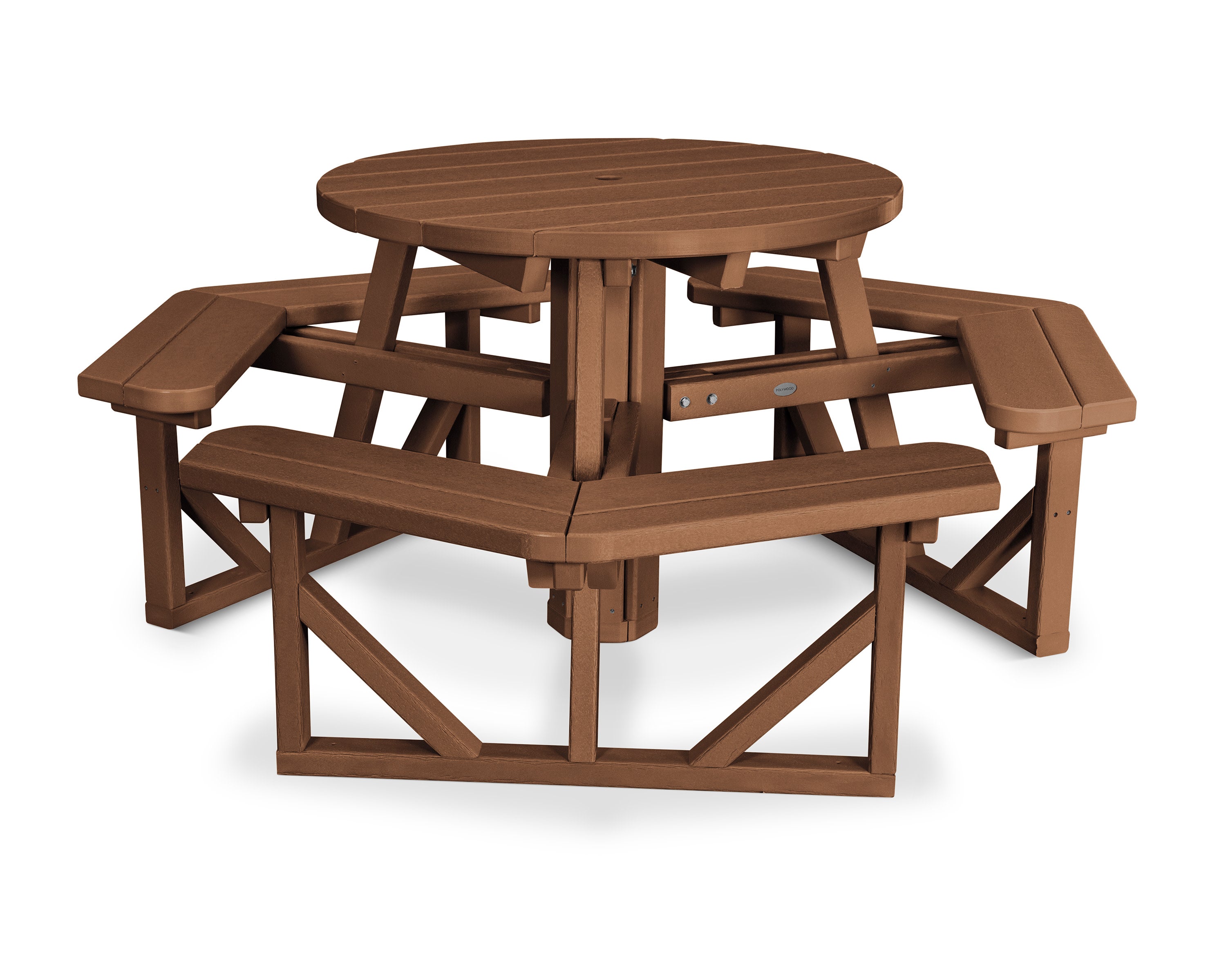 Park 36" Round Picnic Table in Teak