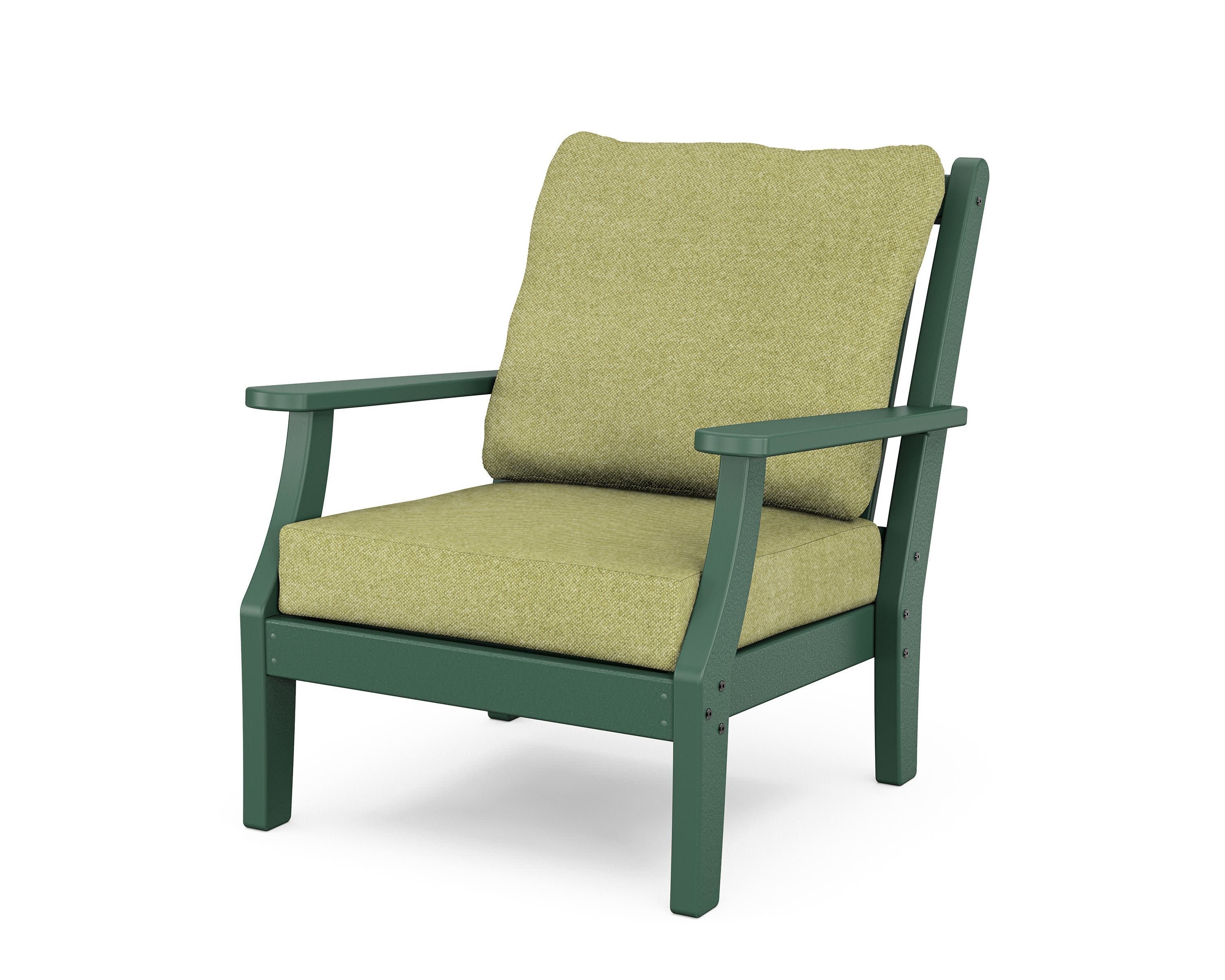 Wovendale Deep Seating Chair in Green / Chartreuse Boucle