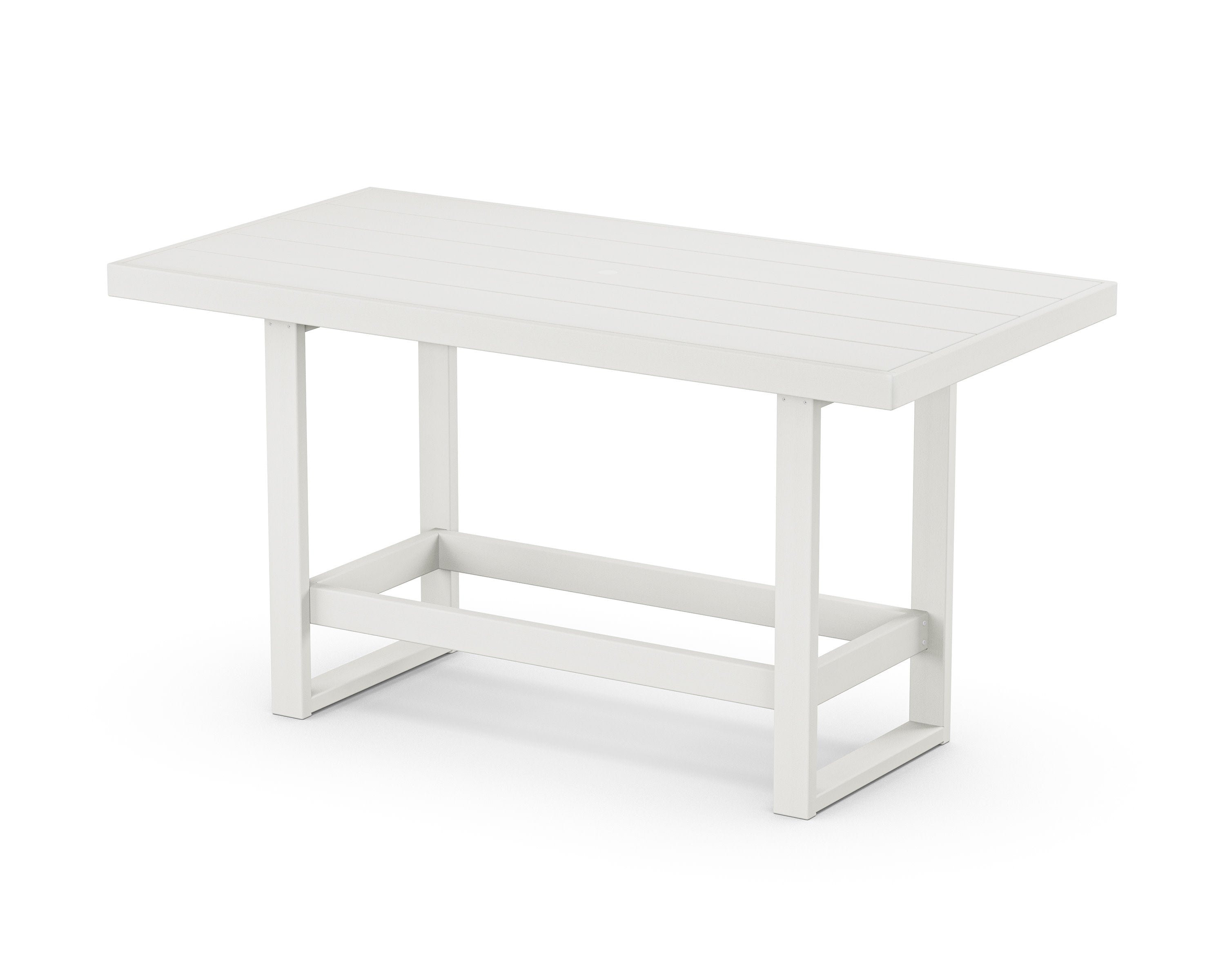 EDGE 40" x 78" Bar Table in Vintage White