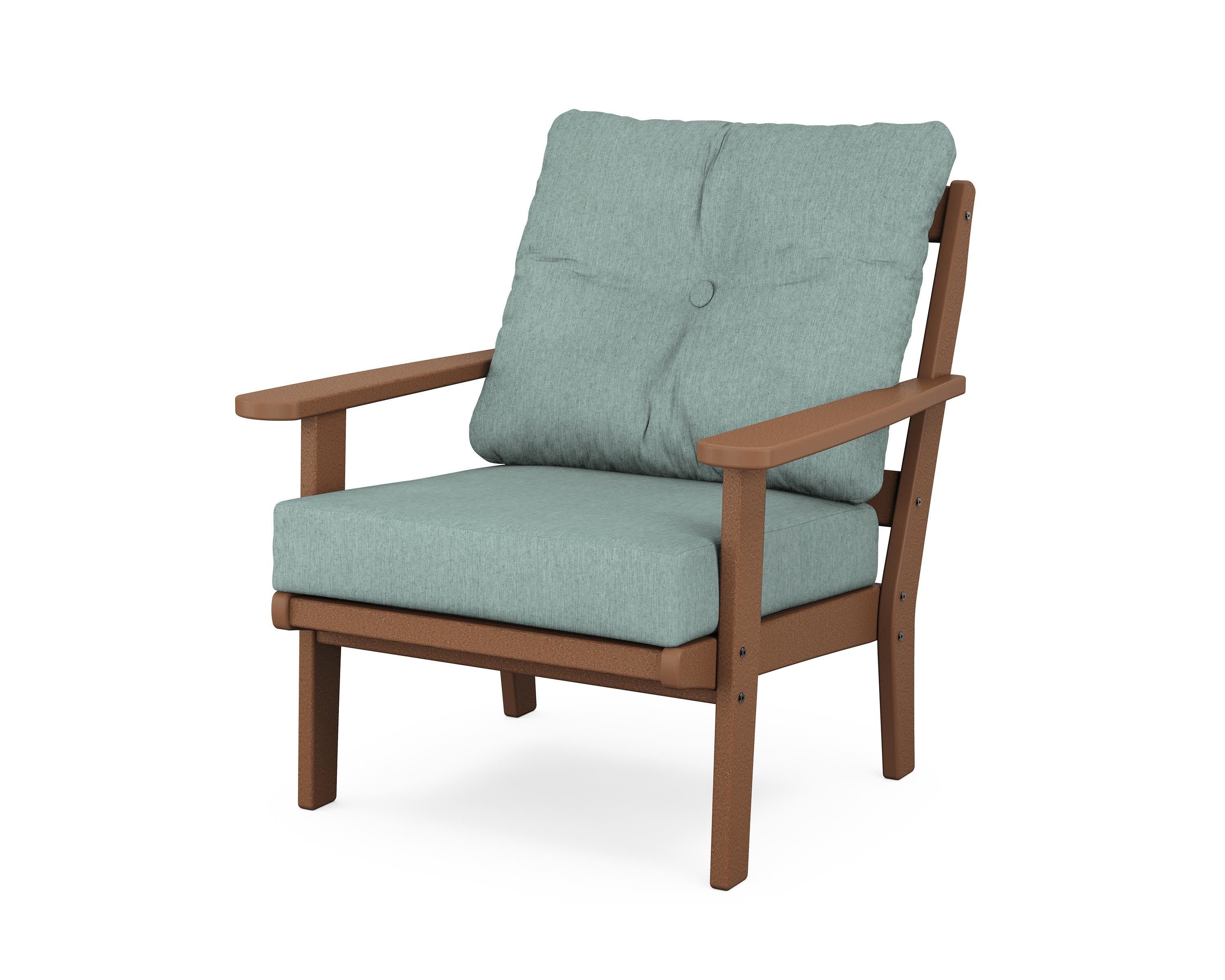 Mission Deep Seating Chair in Teak / Glacier Spa
