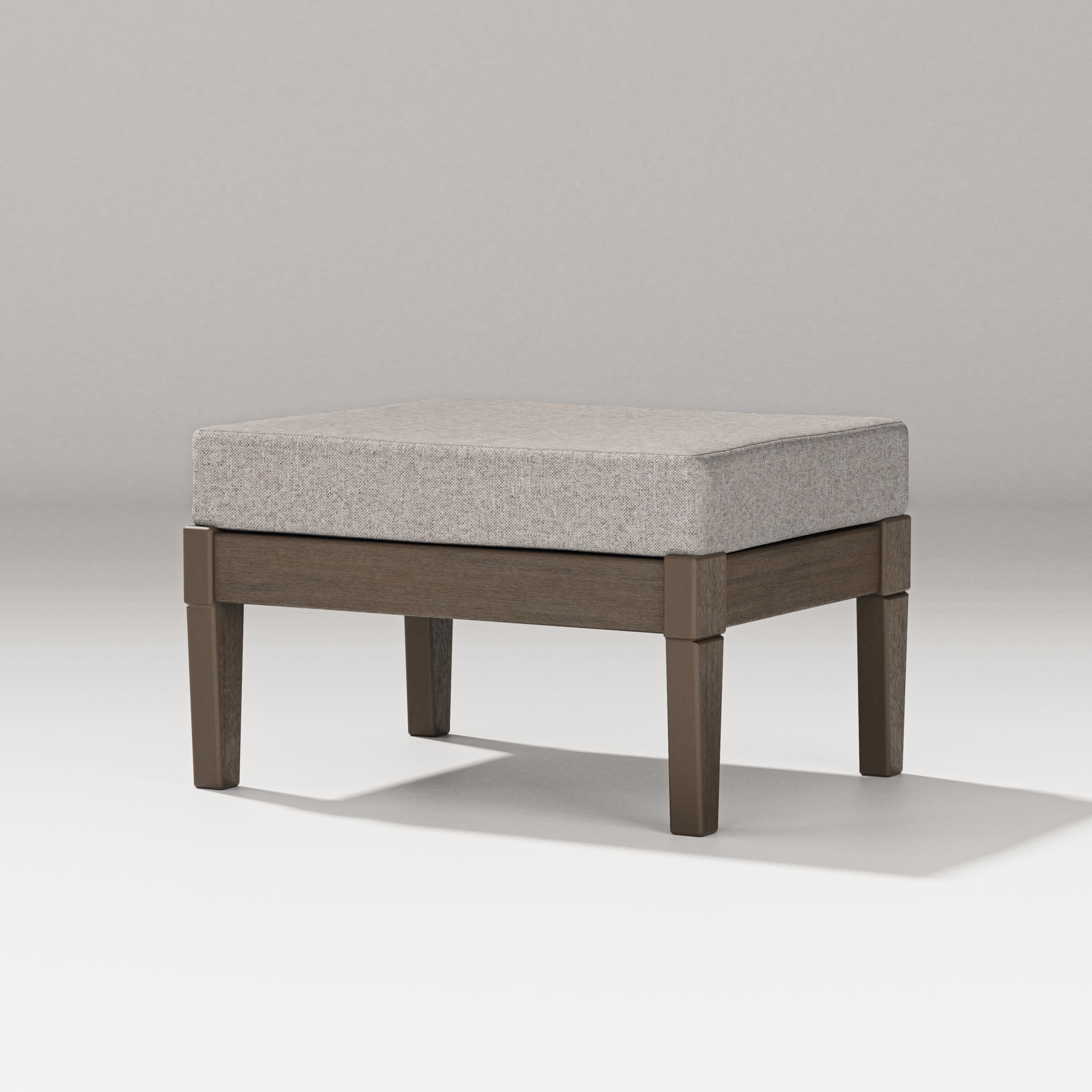 Estate Lounge Ottoman in Kona / Weathered Tweed