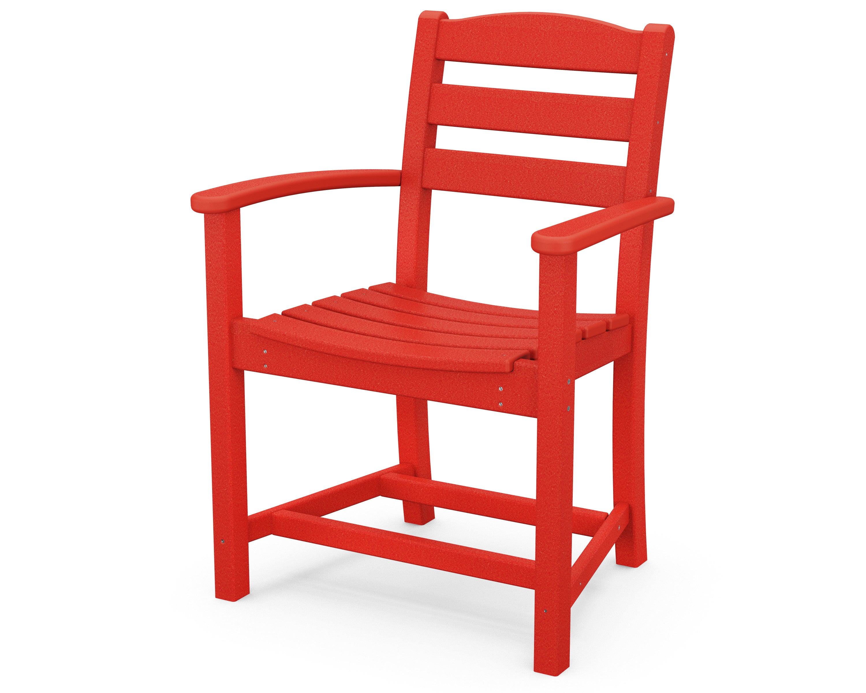 La Casa Caf Dining Arm Chair in Sunset Red