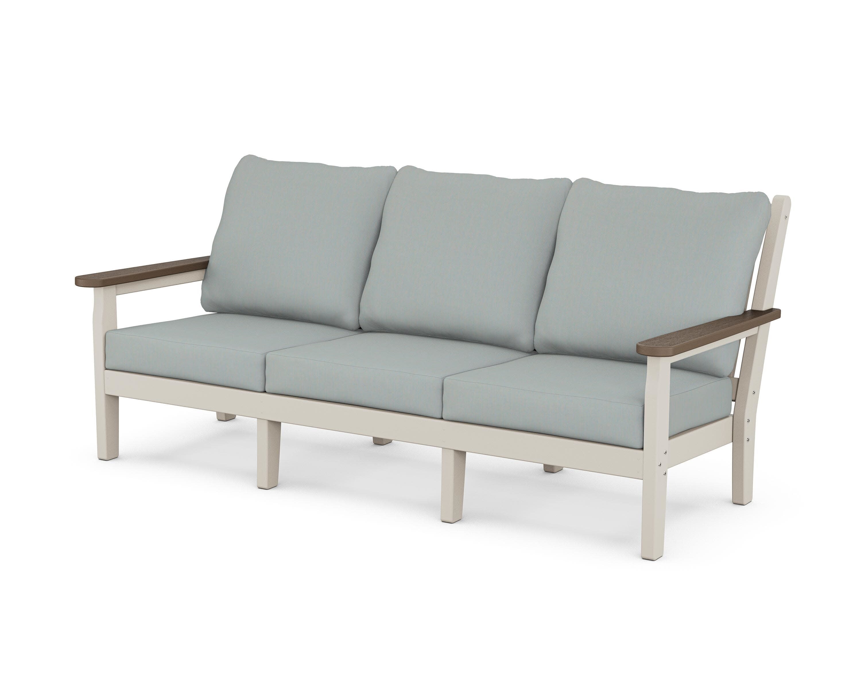 Chippendale Deep Seating Sofa in Sand / Kona / Spa