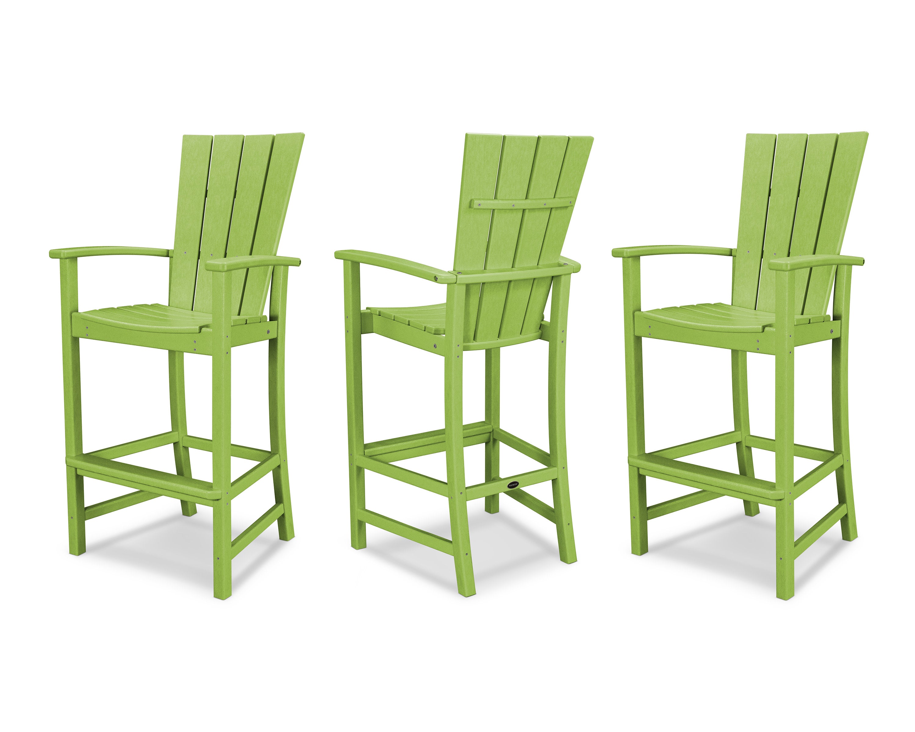 Quattro 3-Piece Bar Set in Lime