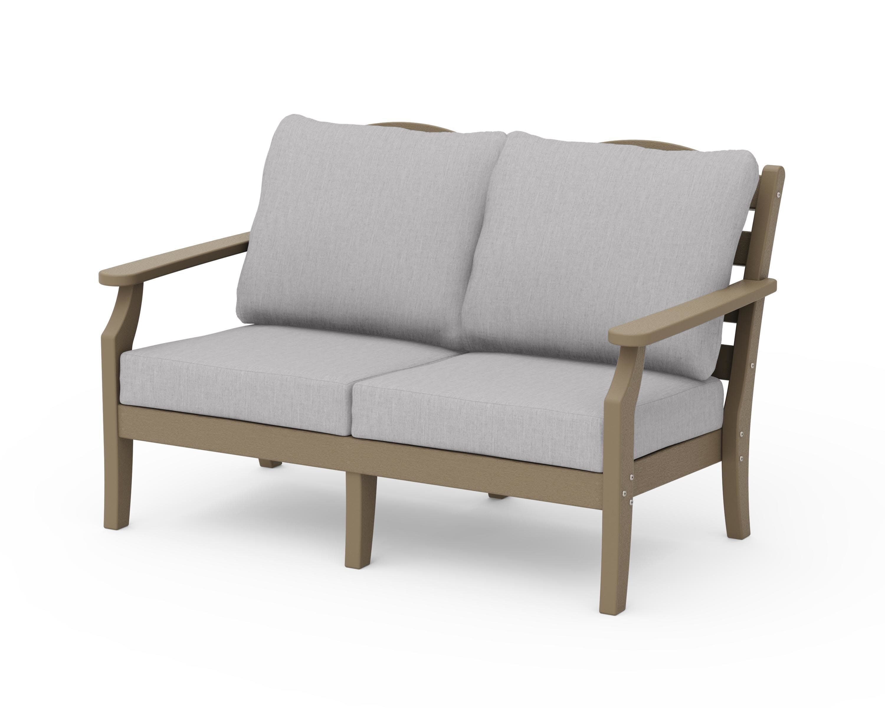 Savannah Deep Seating Loveseat in Vintage Sahara / Granite