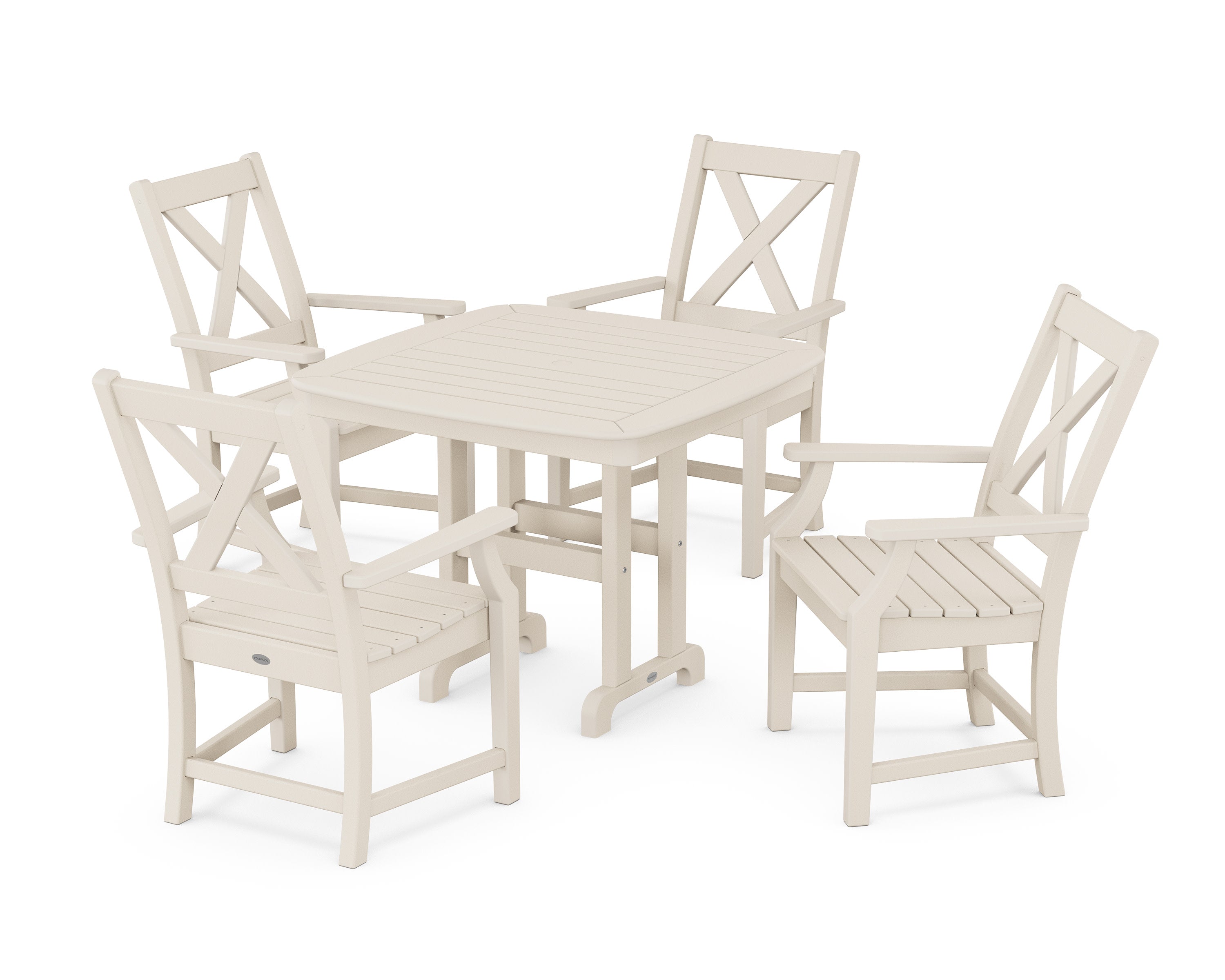 Braxton 5-Piece Dining Set in Sand