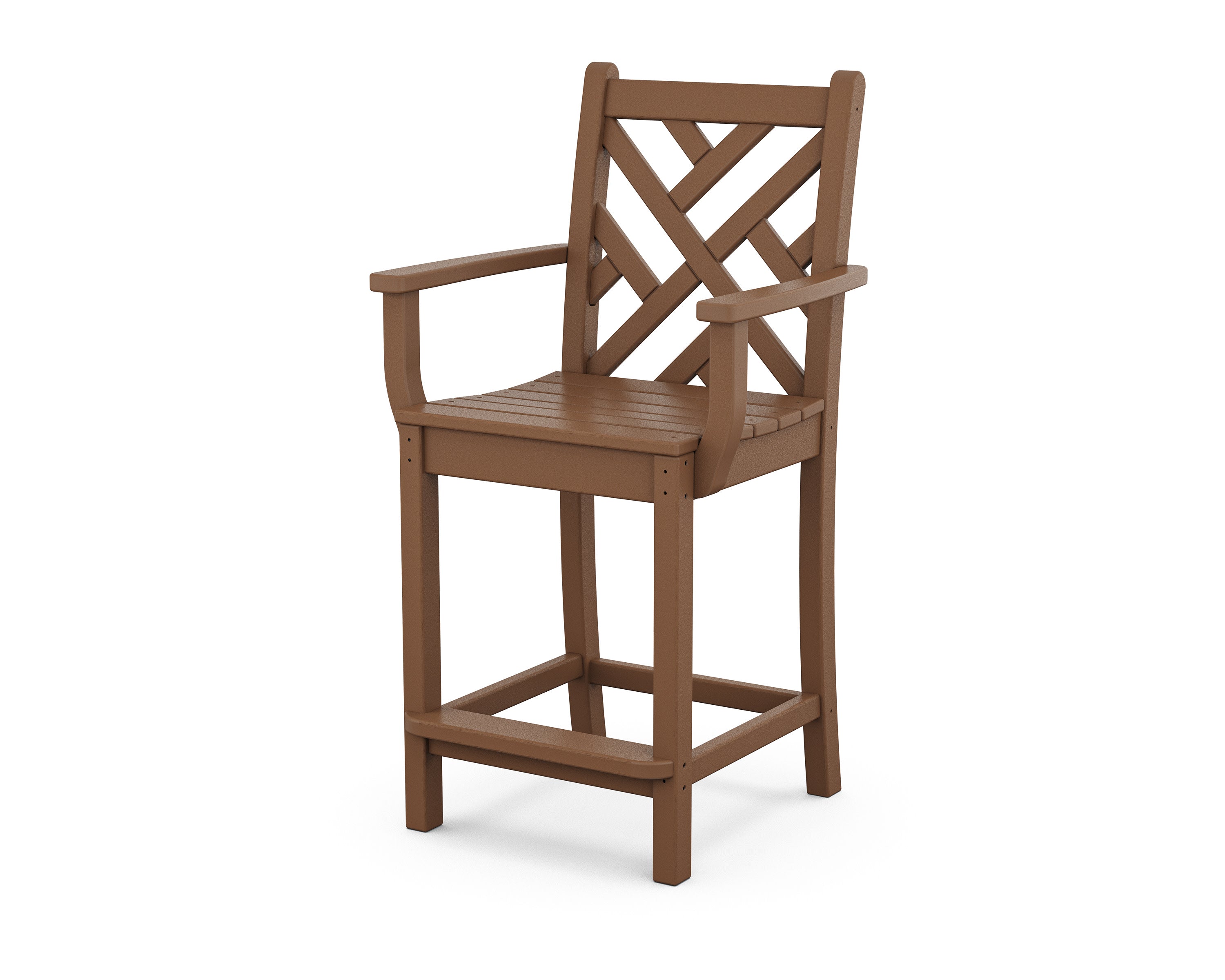 Chippendale Counter Arm Chair in Teak
