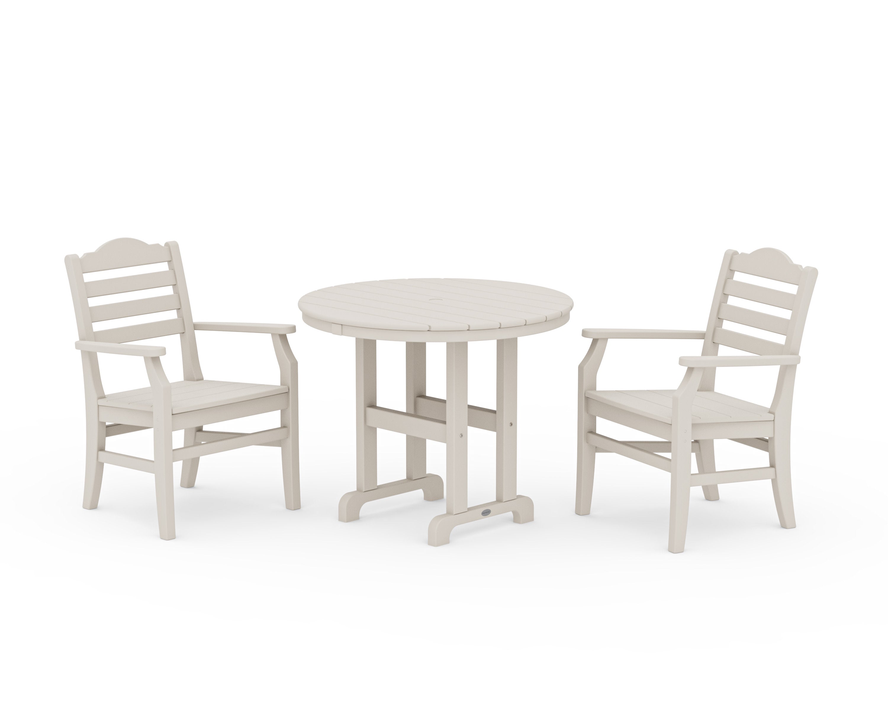 Savannah 3-Piece Farmhouse Dining Set in Sand