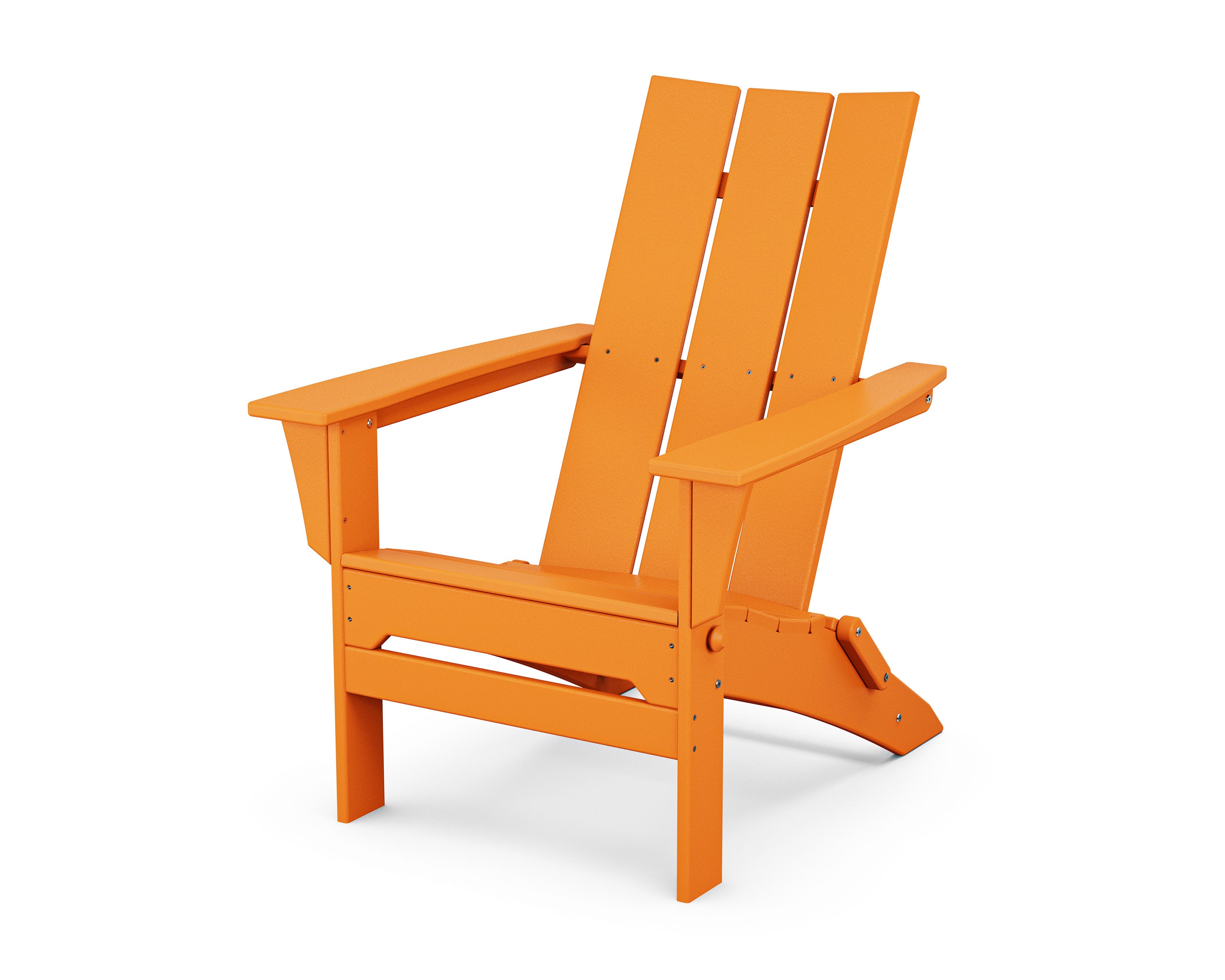 Modern Folding Adirondack in Tangerine