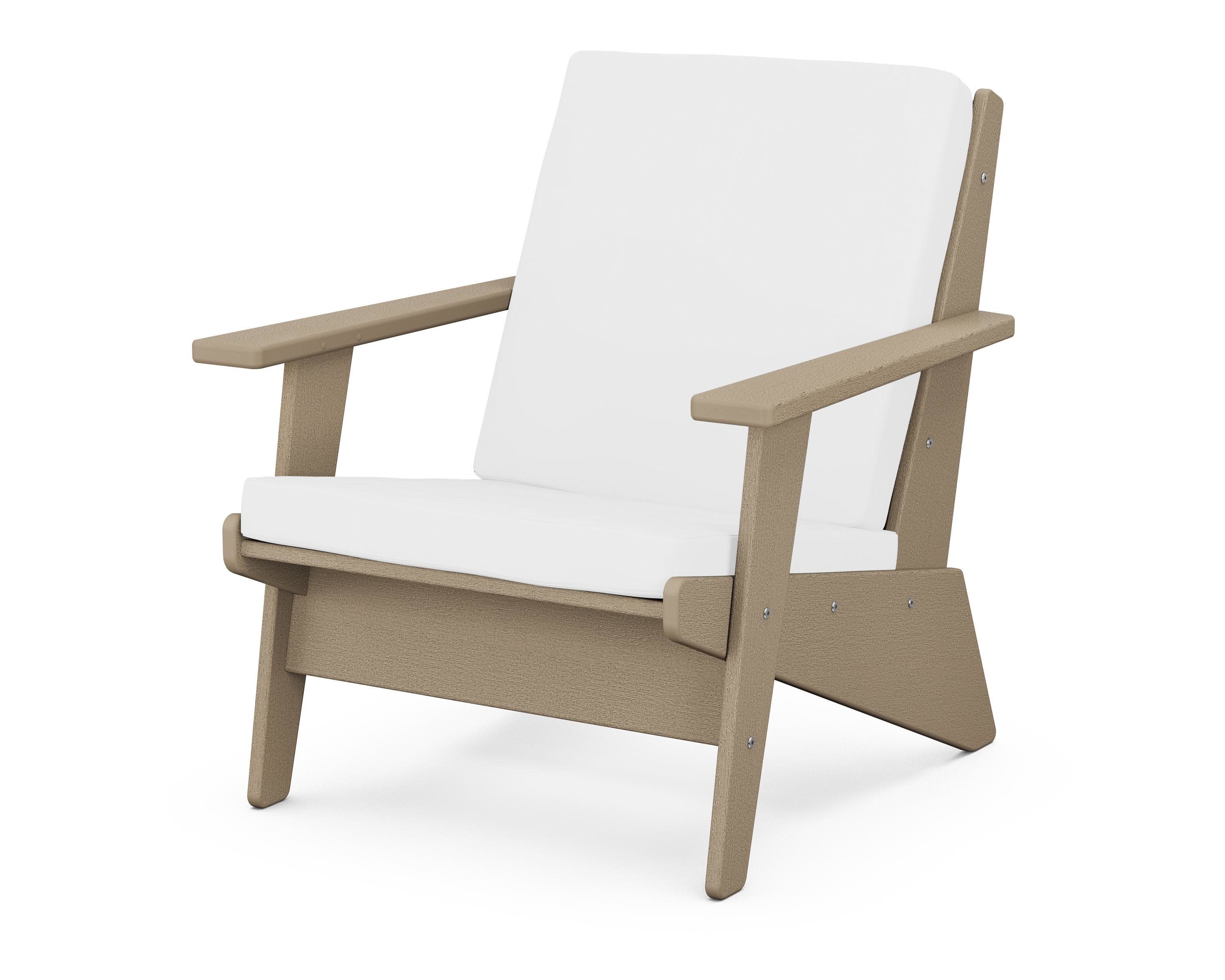 Riviera Modern Lounge Chair in Vintage Sahara / Natural