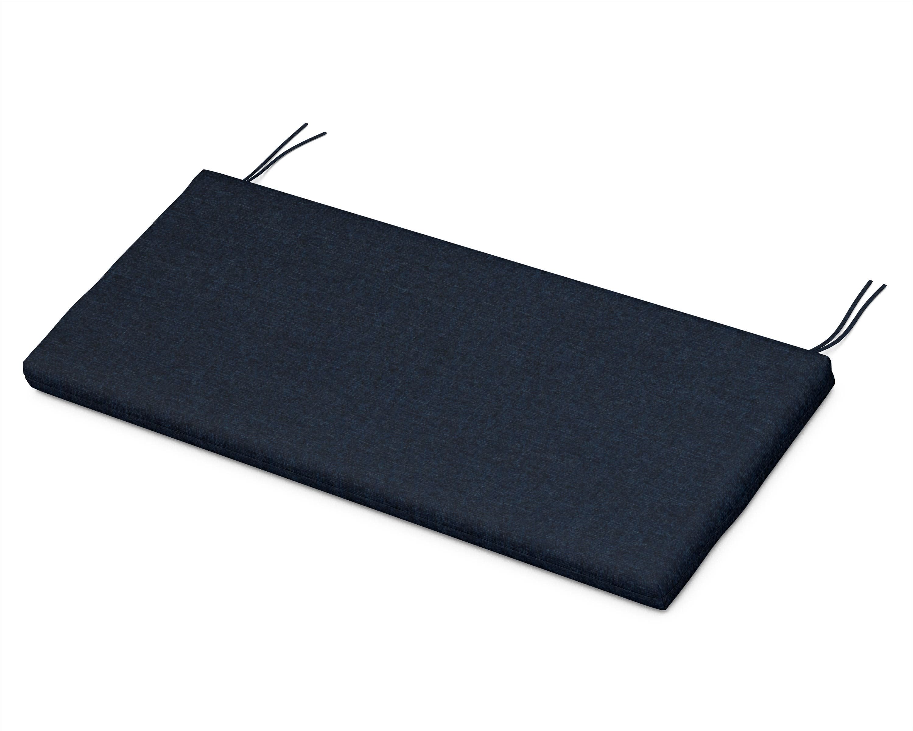 Bench Seat Cushion - 17.5"D x 45.5"W x 2.5"H in Marine Indigo