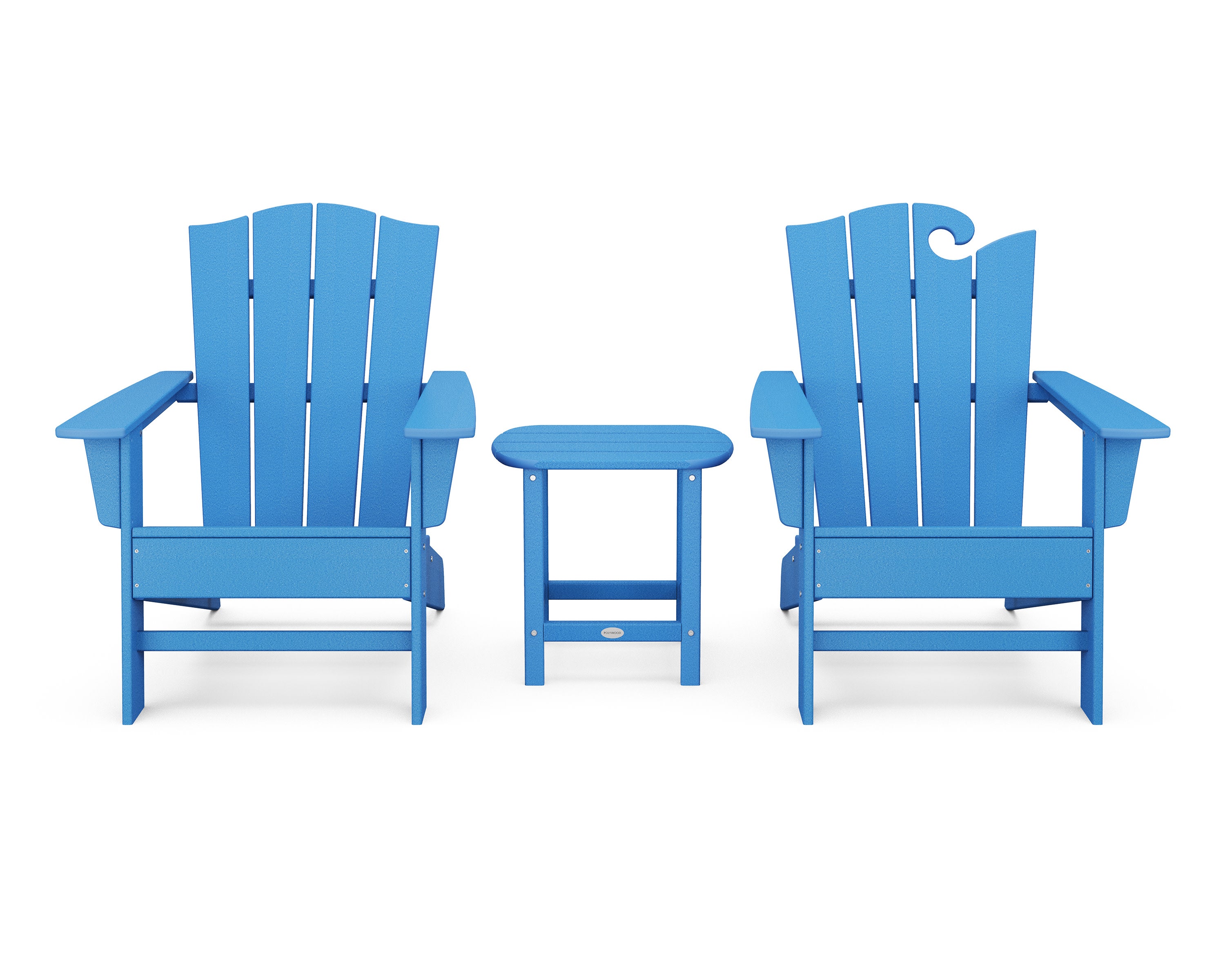 Wave Collection 3-Piece Set in Pacific Blue