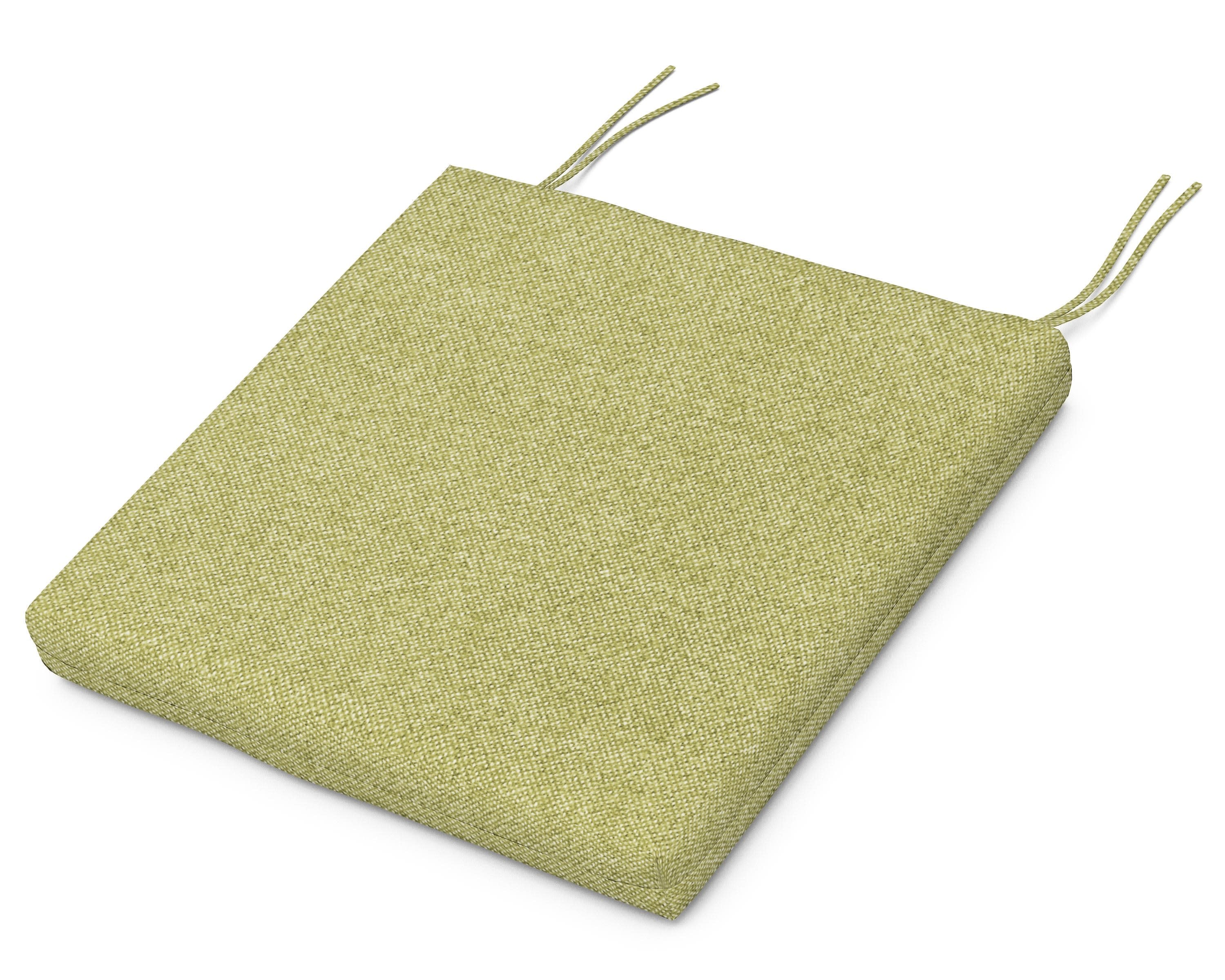 Acadia Dining Arm Seat Pad in Chartreuse Boucle