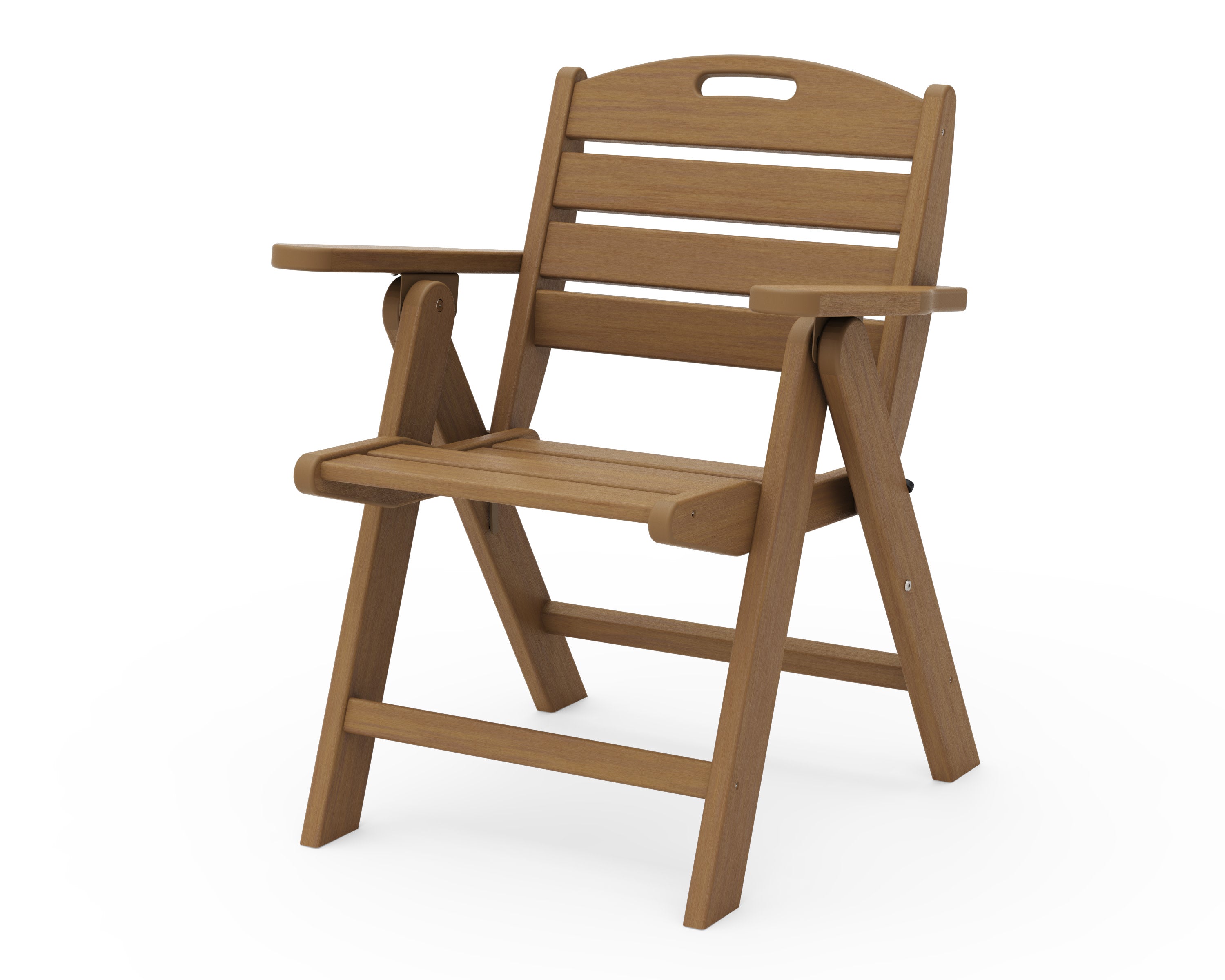 Nautical Folding Lowback Chair in Natural