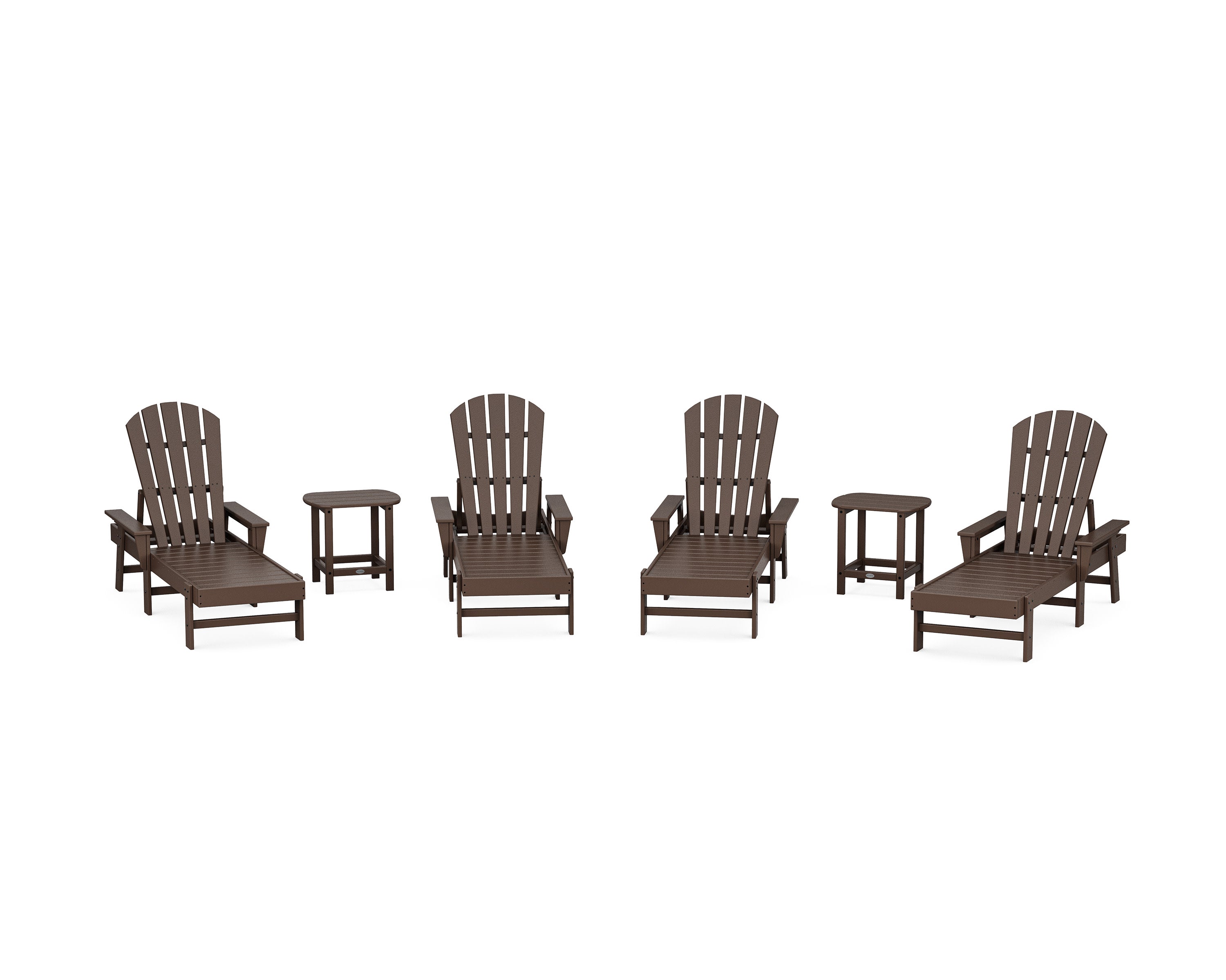South Beach Chaise 6-Piece Set in Mahogany
