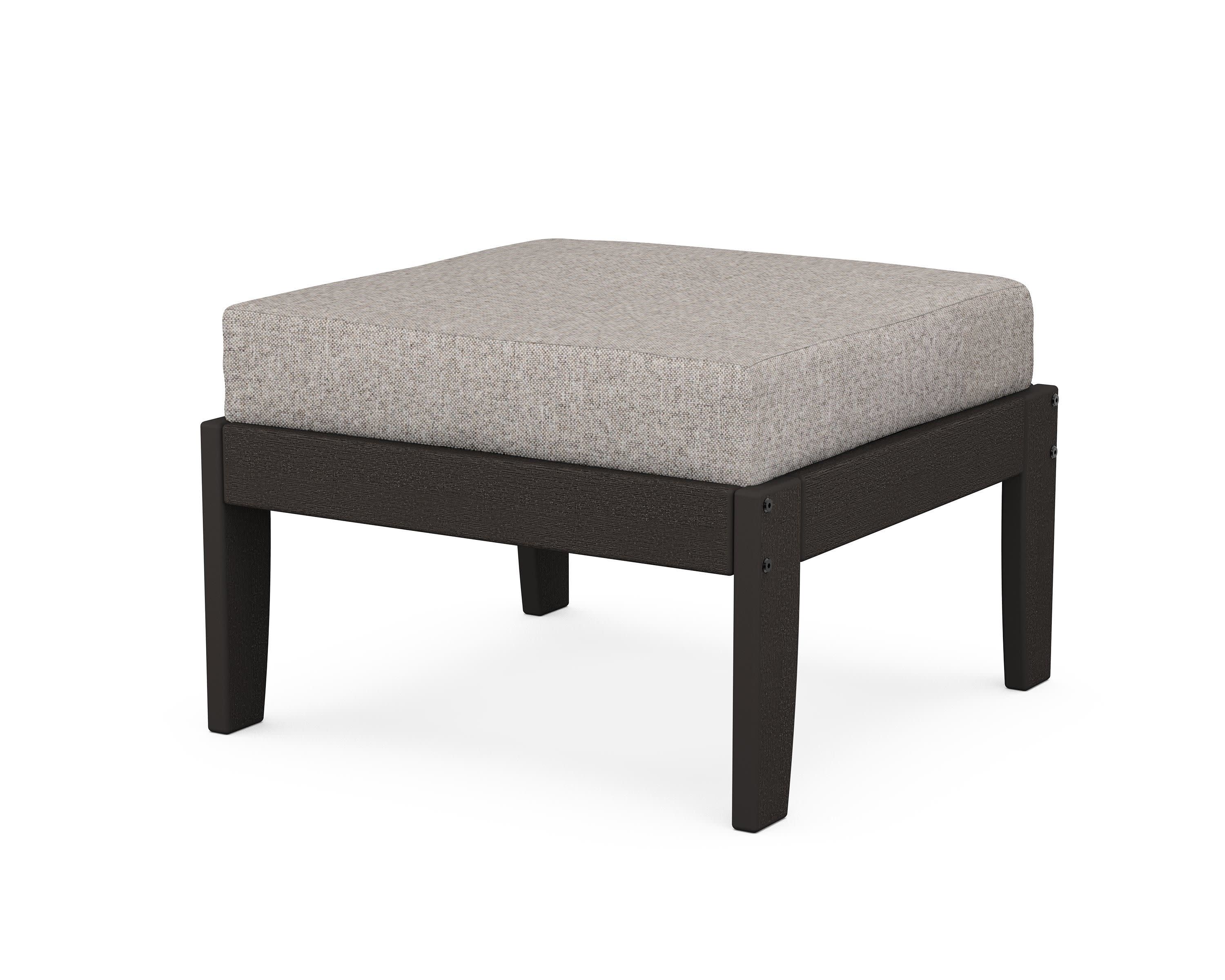 Modular Ottoman - Classic in Vintage Coffee / Weathered Tweed