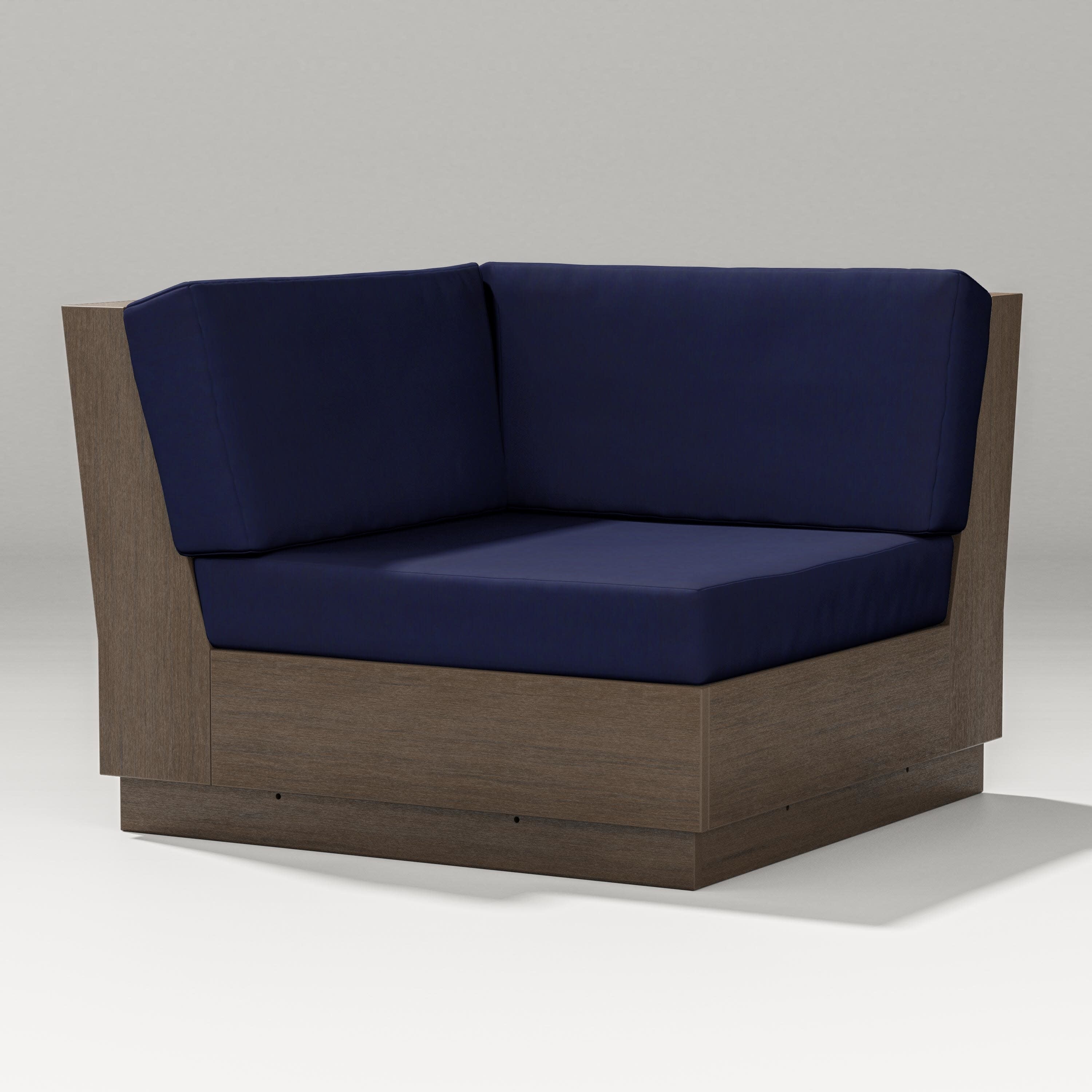 Elevate Modular Corner Chair in Kona / Navy