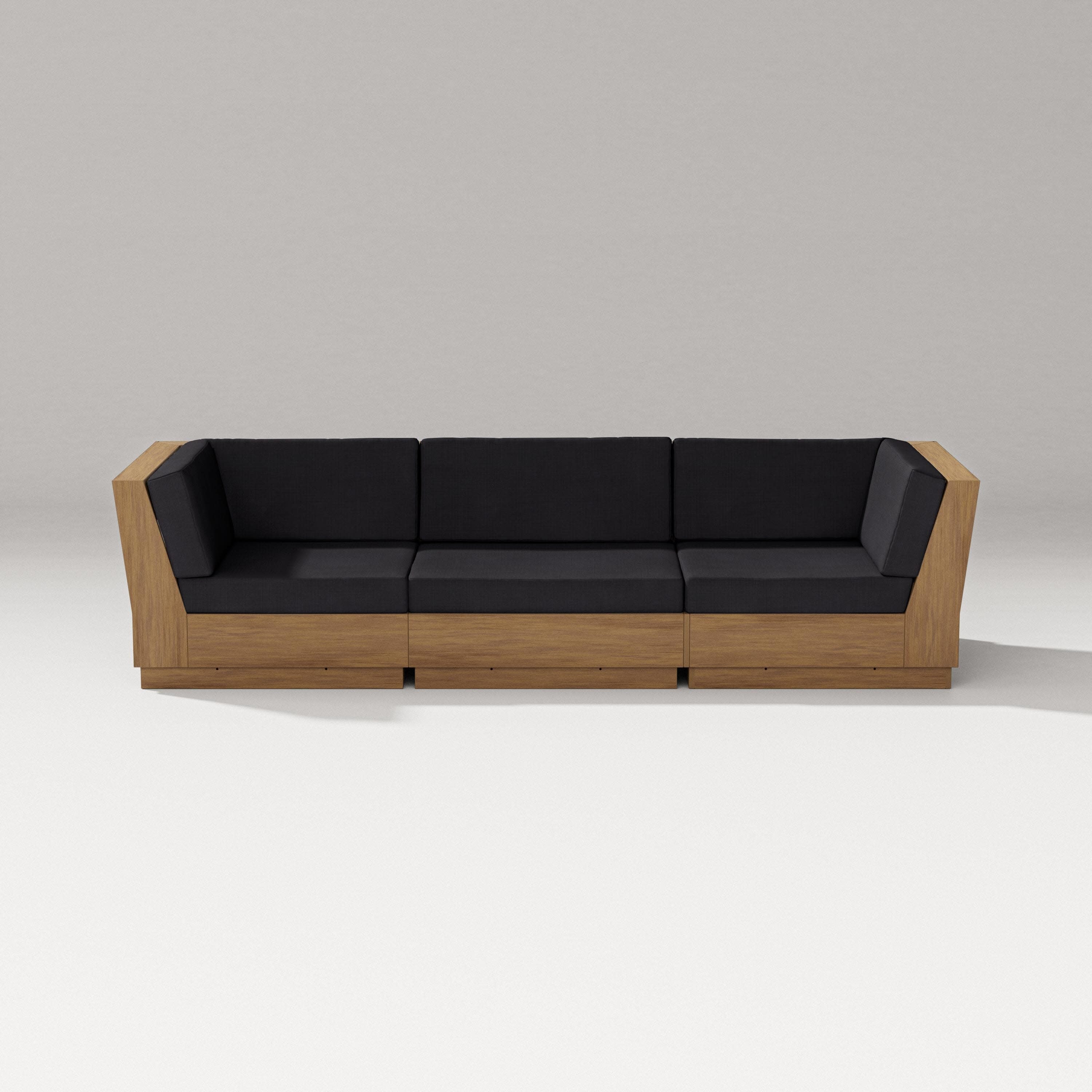 Elevate Sofa Sectional in Natural / Midnight Linen