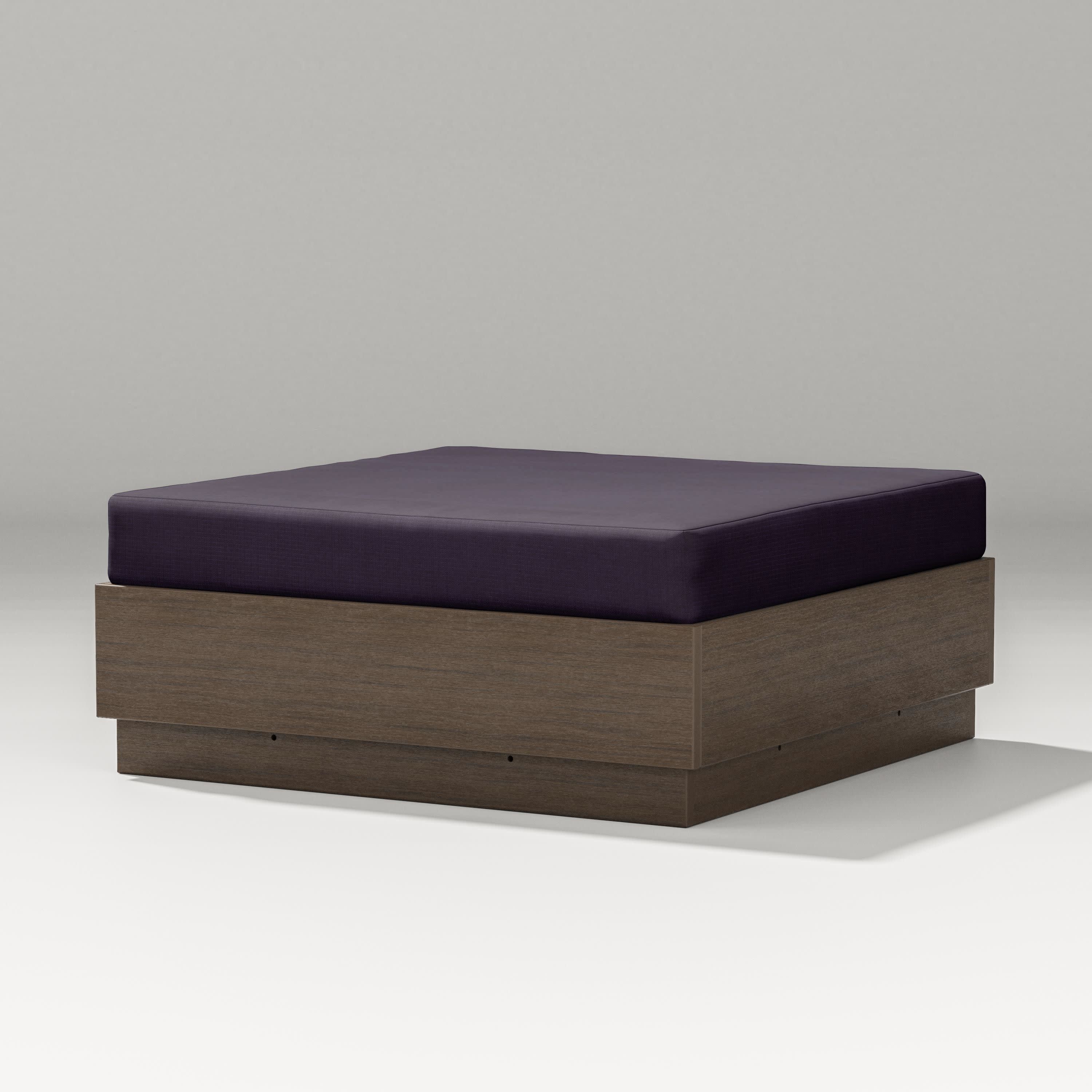 Elevate Lounge Ottoman in Kona / Navy Linen
