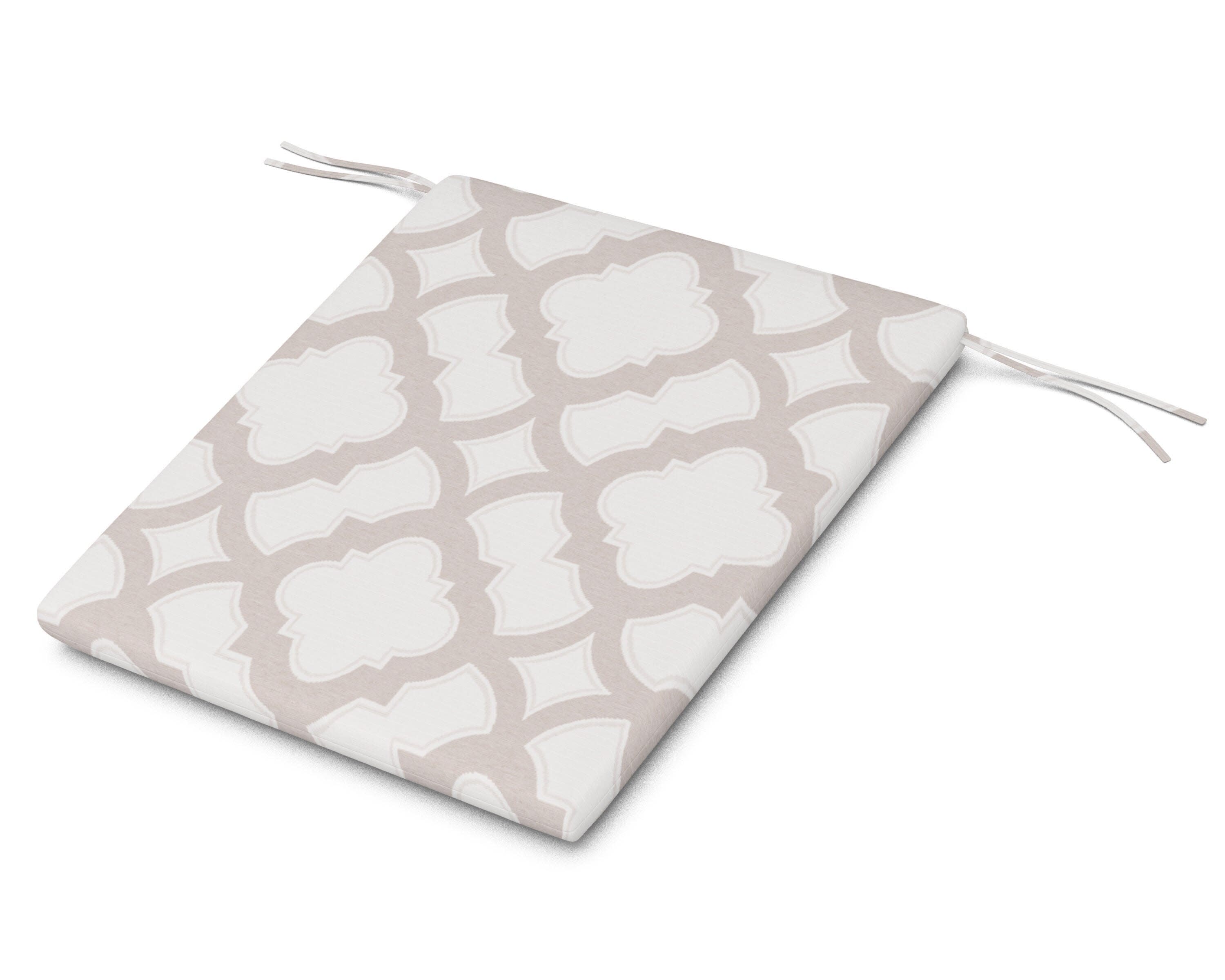 AL100 Seat Pad in Trellis Dune Burlap