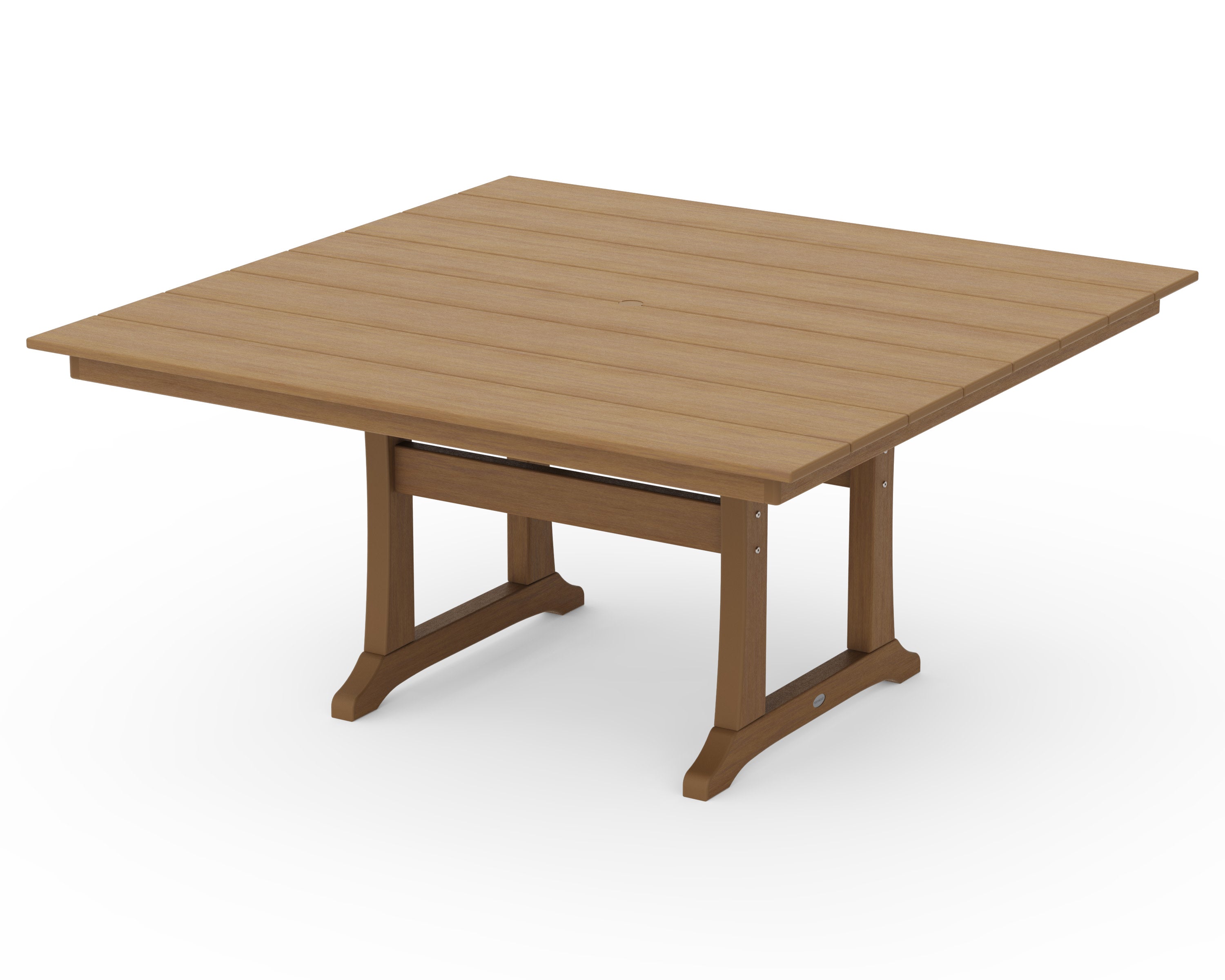 Farmhouse Trestle 59" Dining Table in Natural