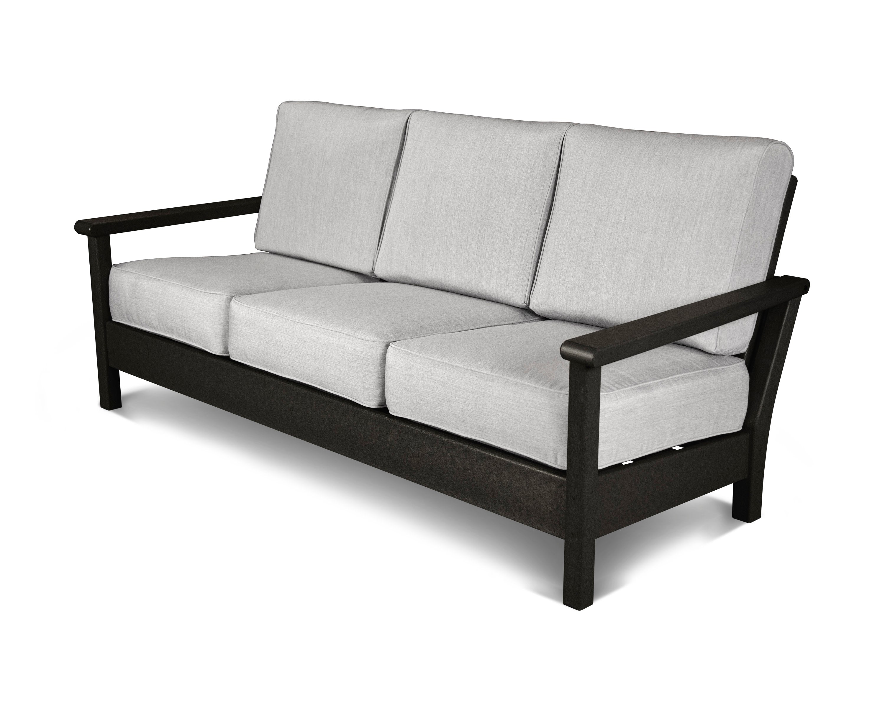 Harbour Deep Seating Sofa in Black / Granite