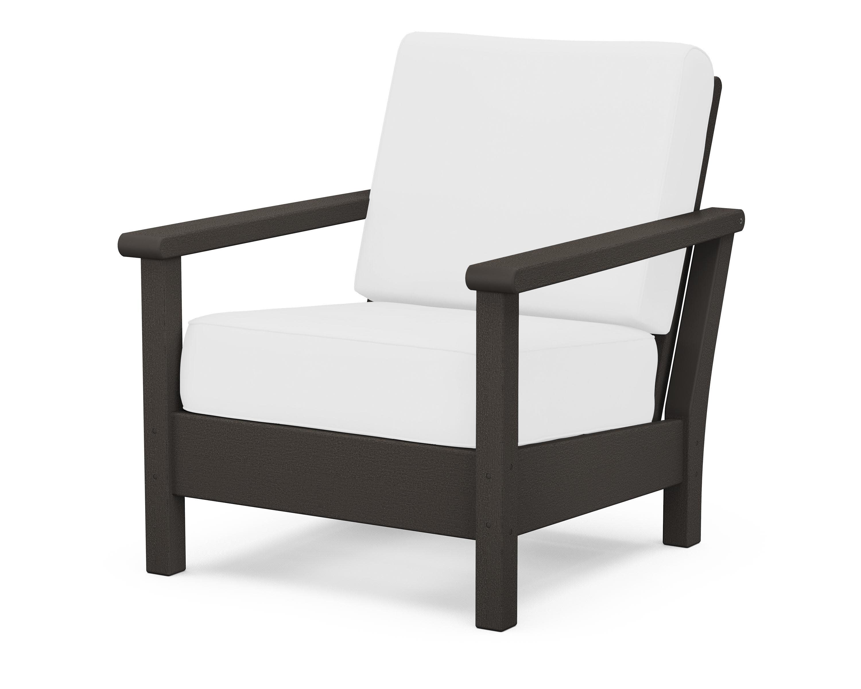 Harbour Deep Seating Chair in Vintage Coffee / Natural