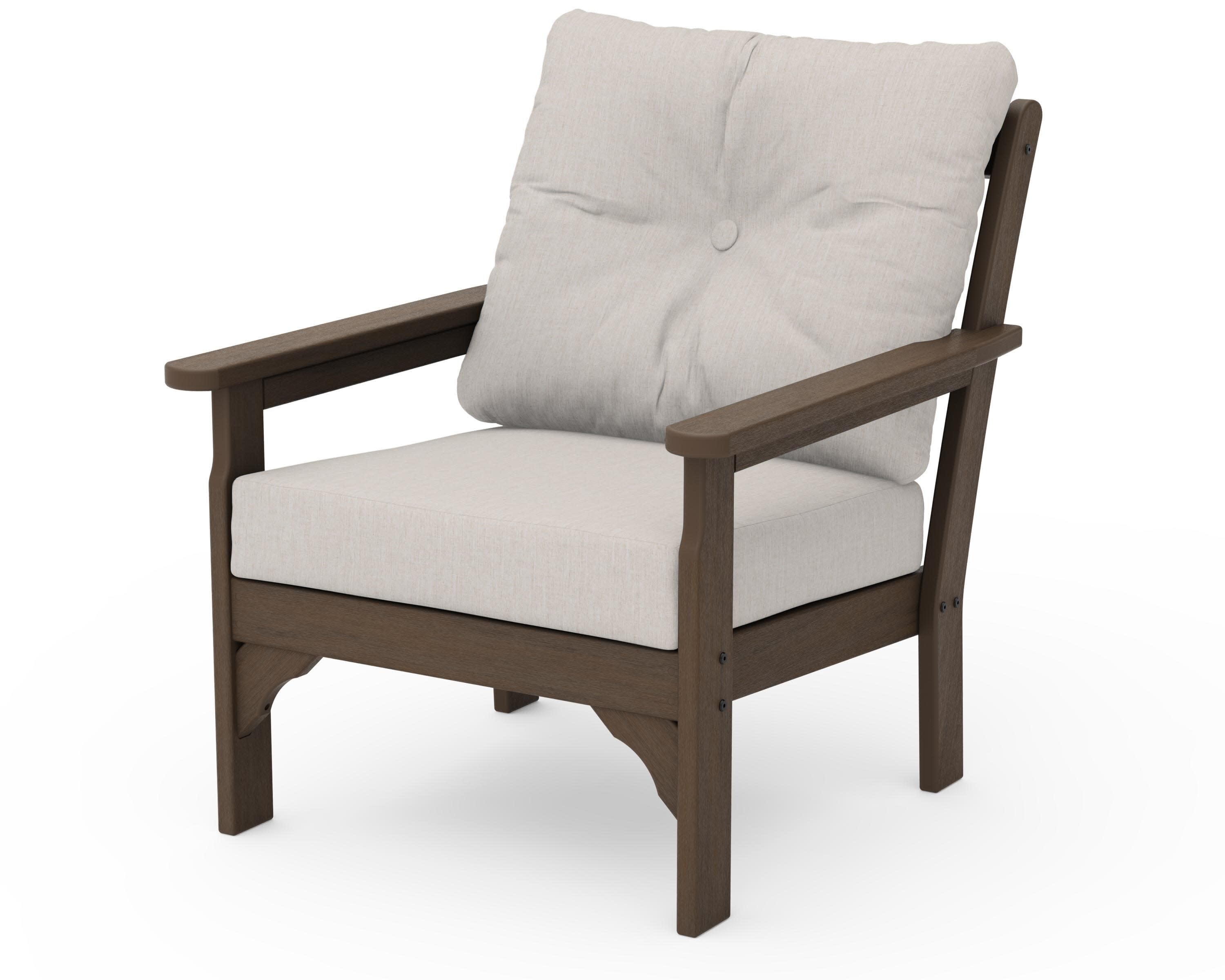 Vineyard Deep Seating Chair in Kona / Cast Ash