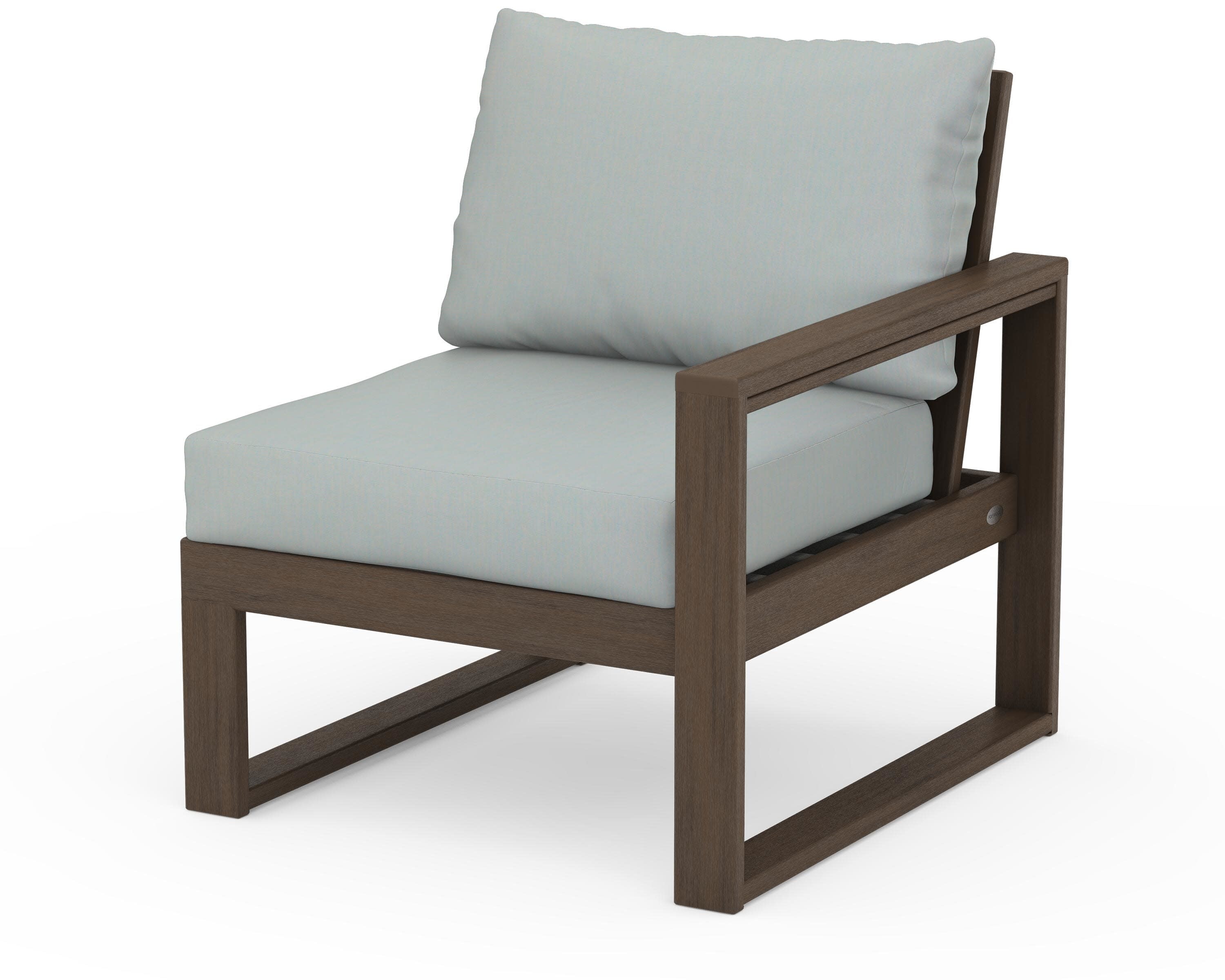 EDGE Modular Right Arm Chair in Kona / Spa