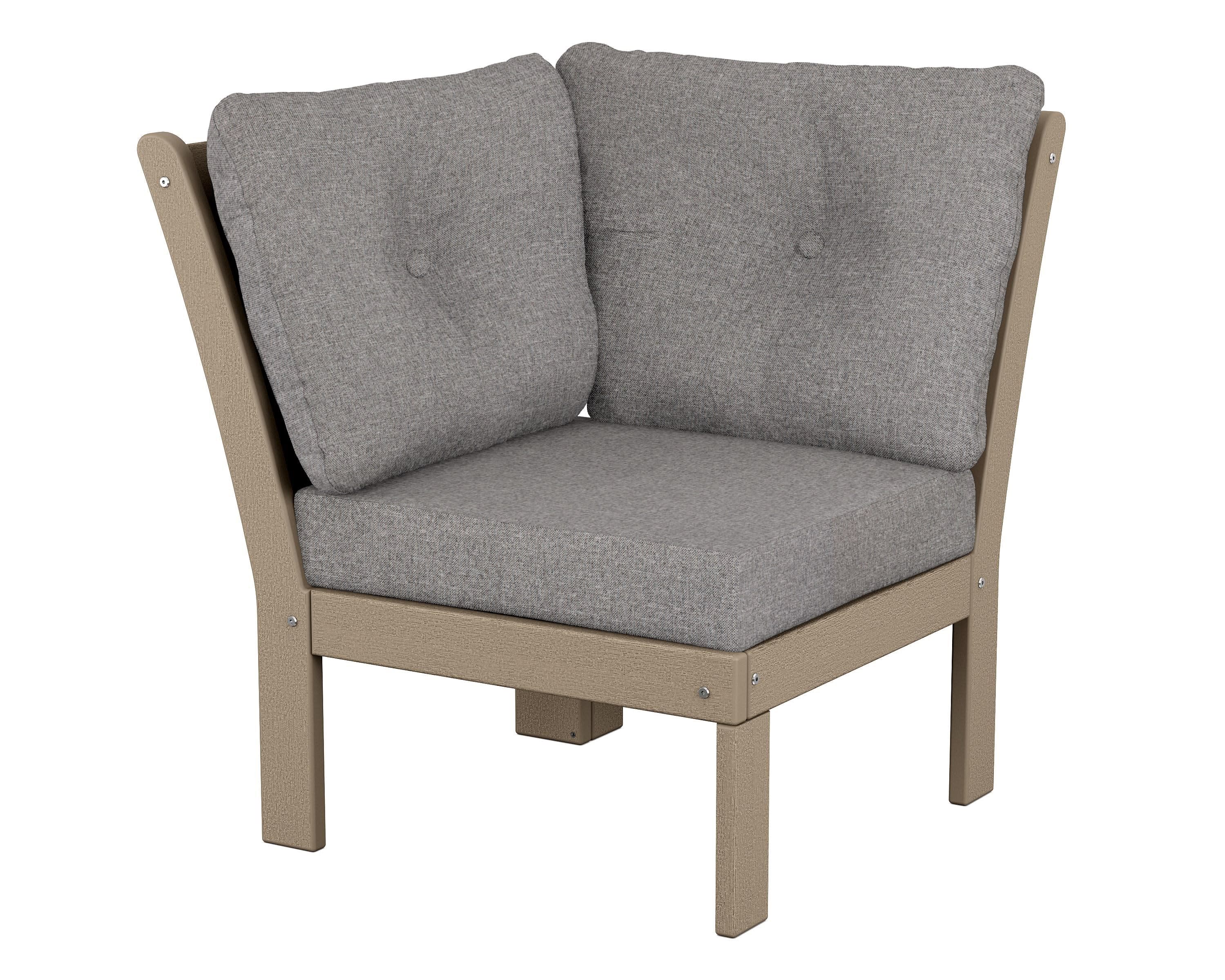 Vineyard Modular Corner Chair in Vintage Sahara / Grey Mist