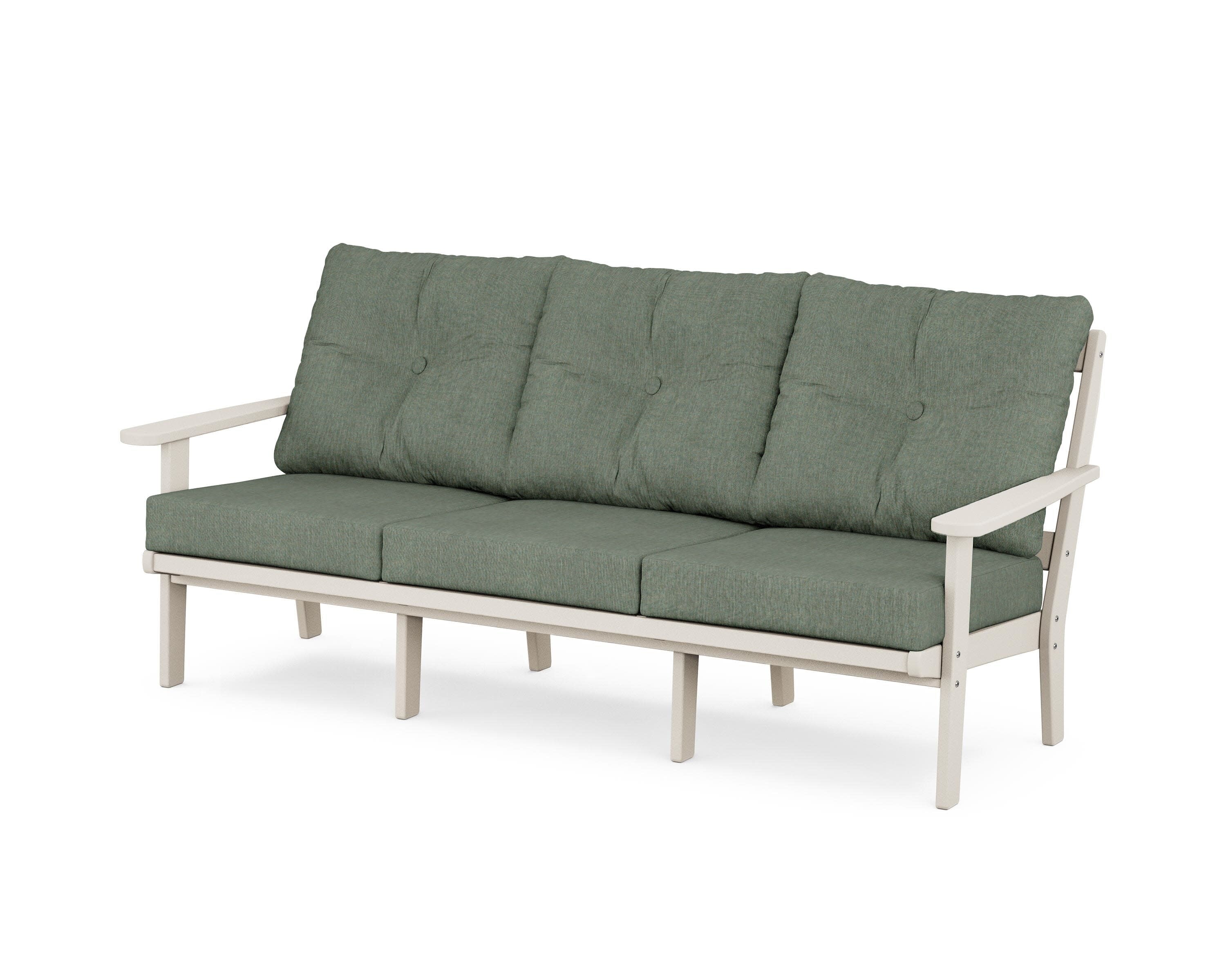 Mission Deep Seating Sofa in Sand / Cast Sage
