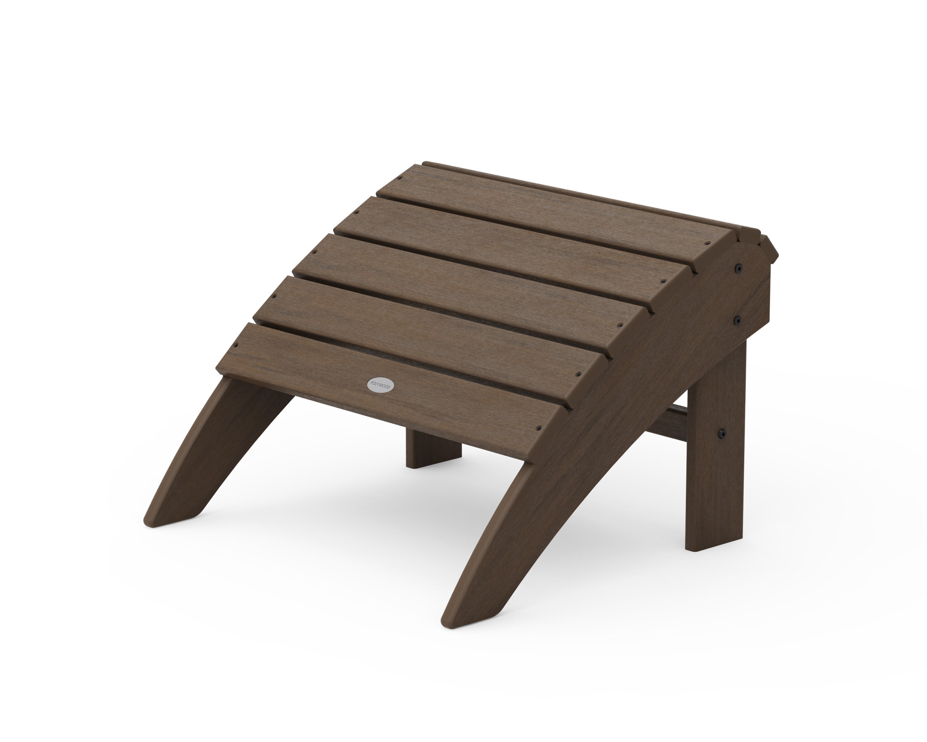 Vineyard Curveback Adirondack Ottoman in Kona